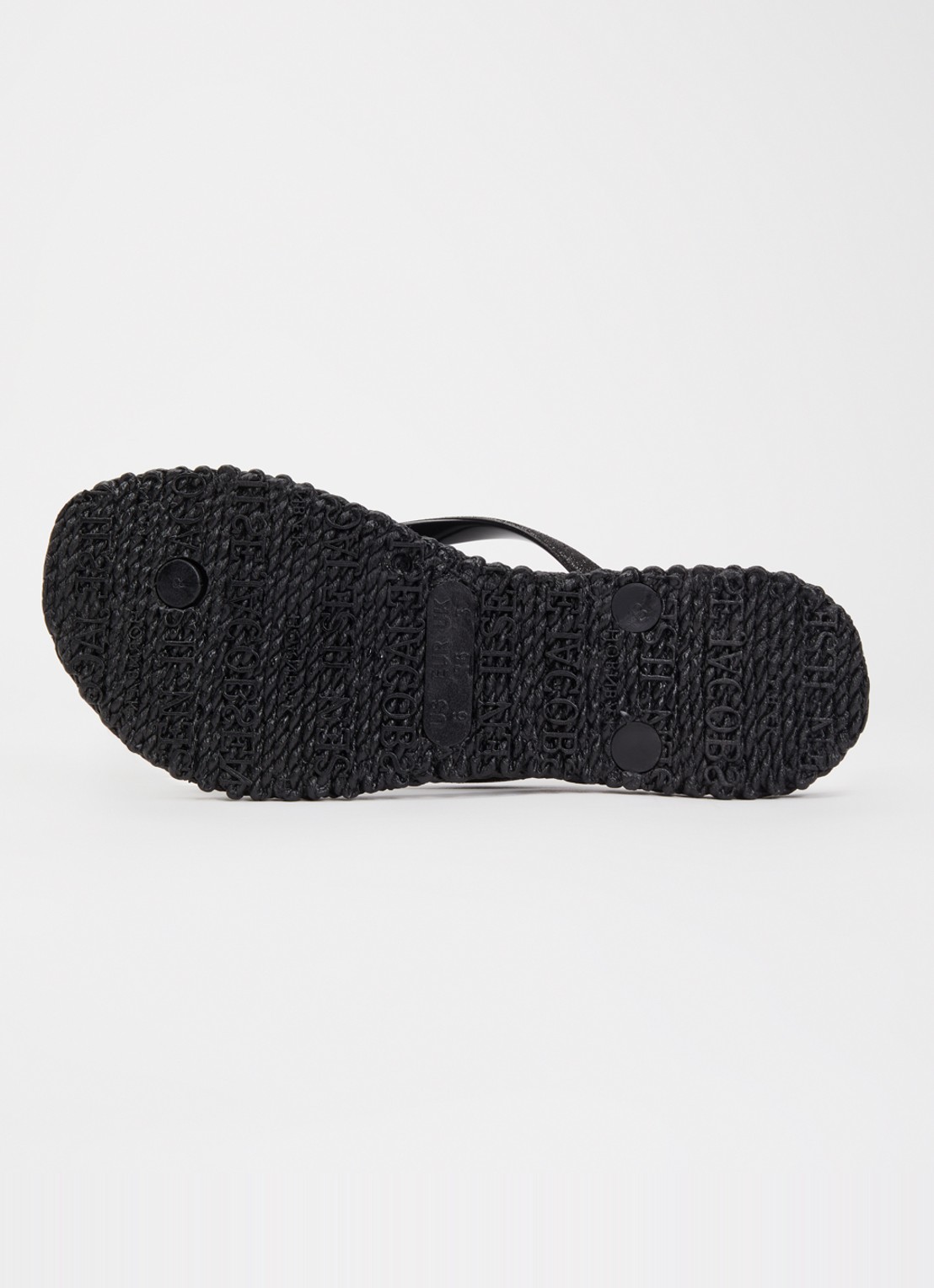 Ilse Jacobsen Slipper met glitter en applicatie - detail 3 zwart