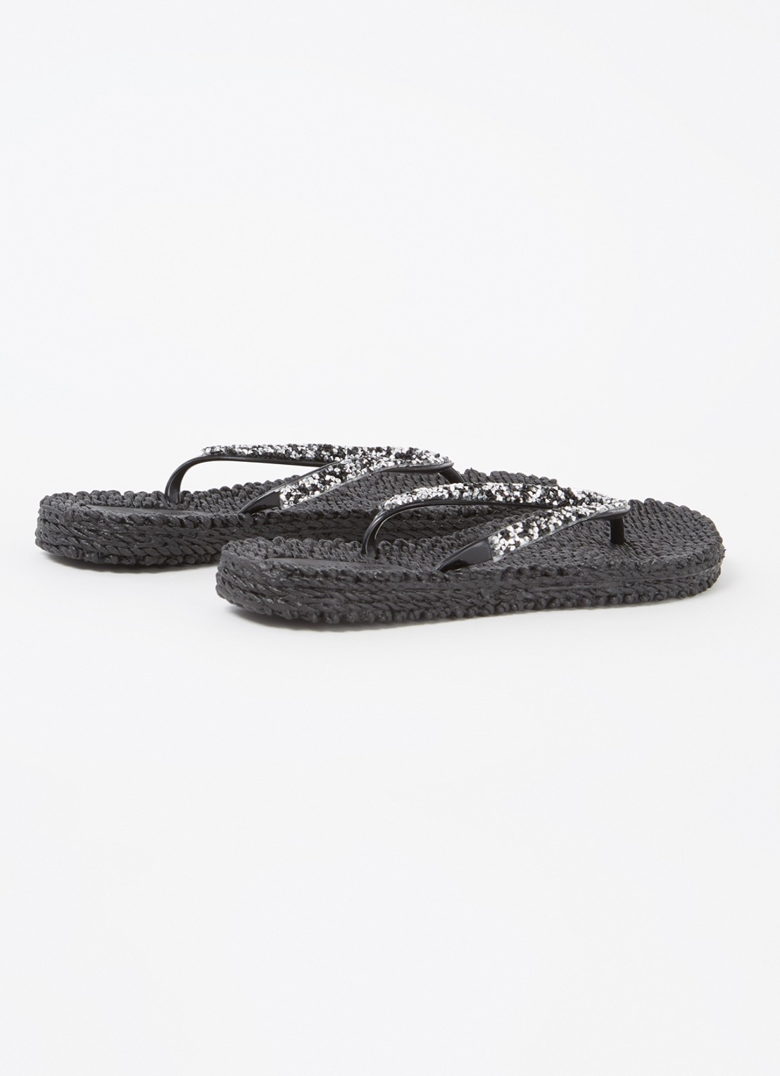 Ilse Jacobsen Slipper met glitter - detail 3 zwart
