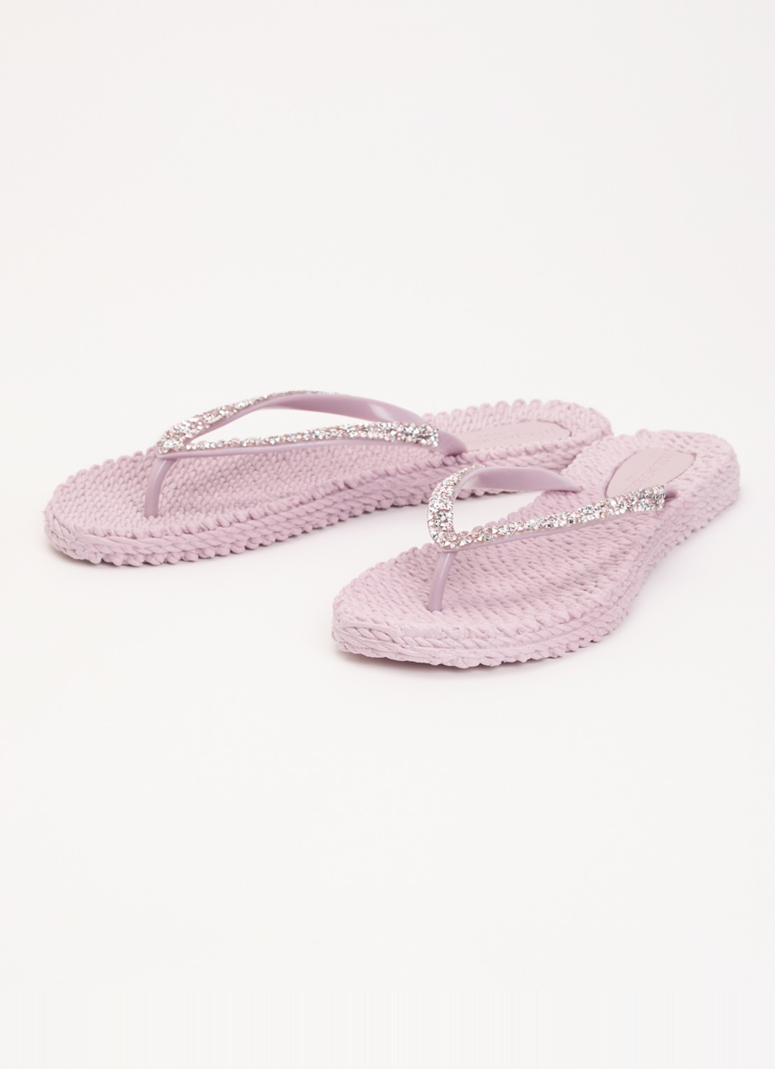 Ilse Jacobsen Slipper met glitter - detail oudroze