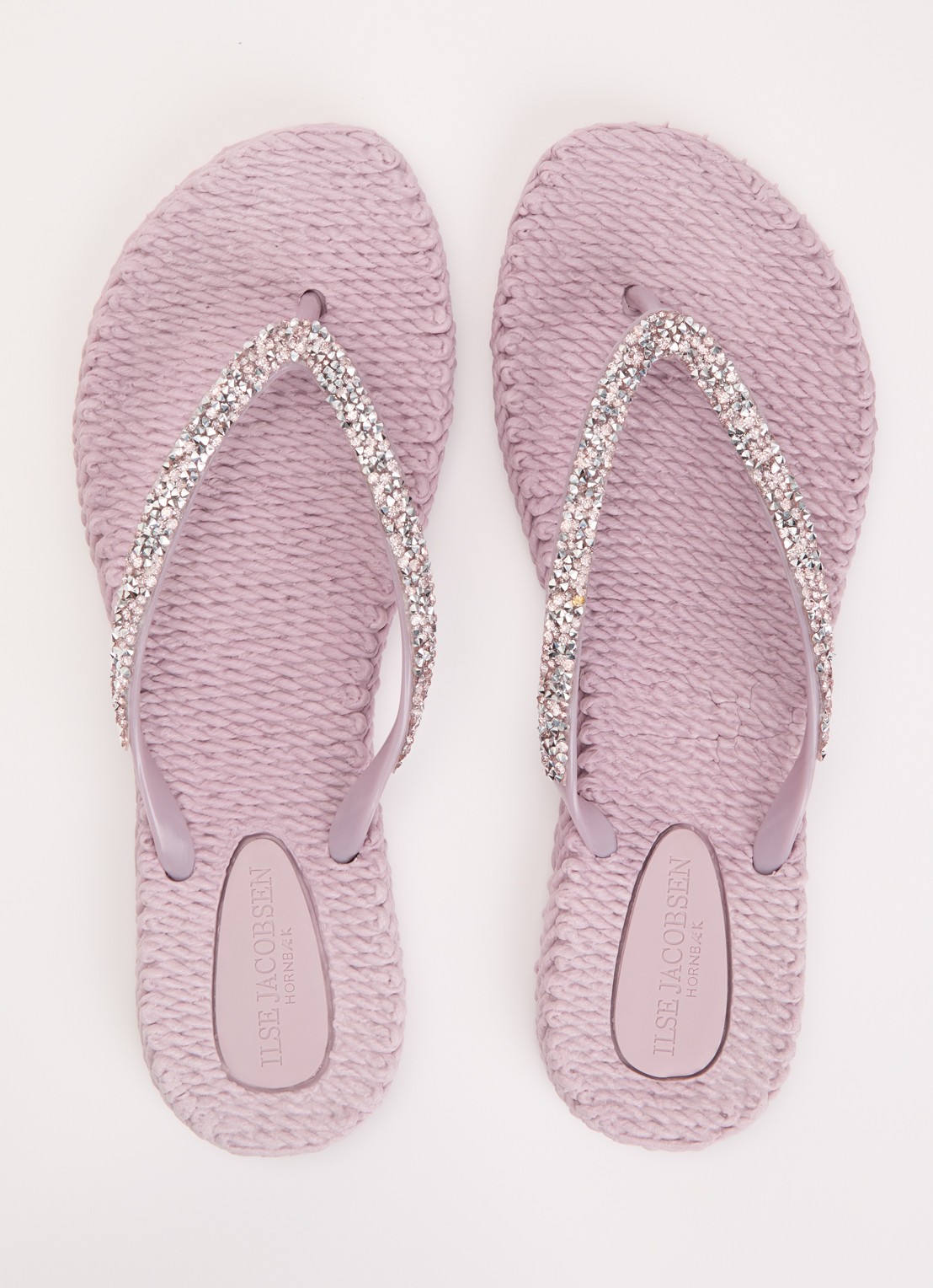 Ilse Jacobsen Slipper met glitter - detail 2 oudroze
