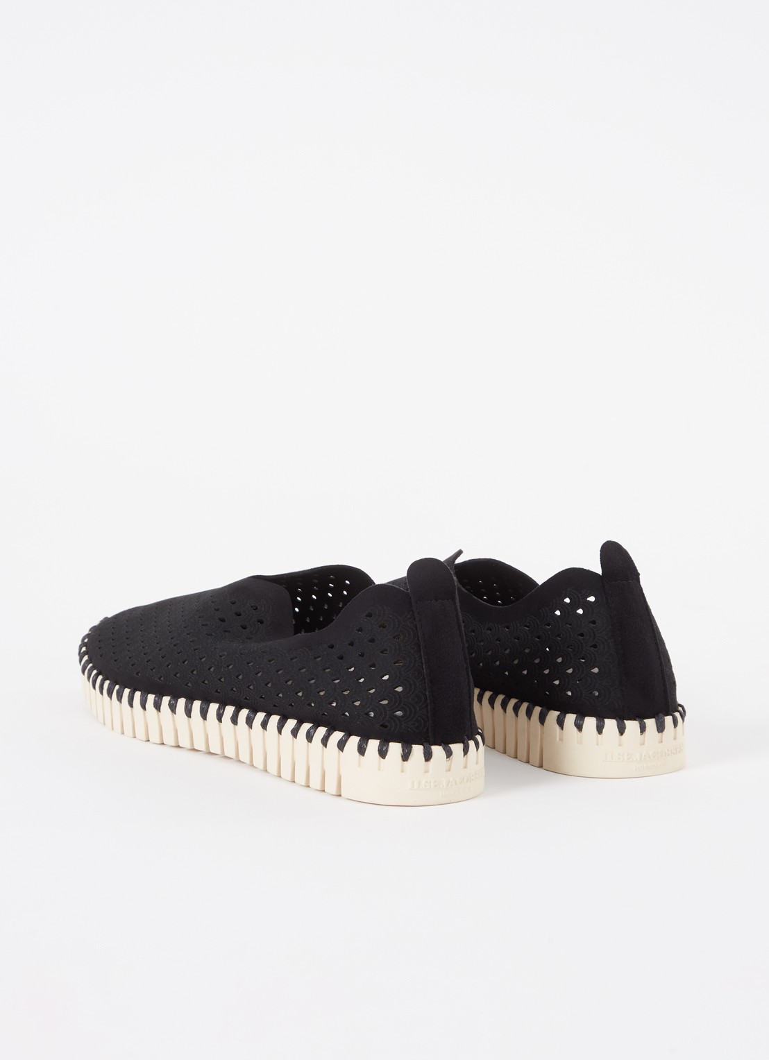 Ilse Jacobsen Tulip espadrille - achterkant 4 zwart