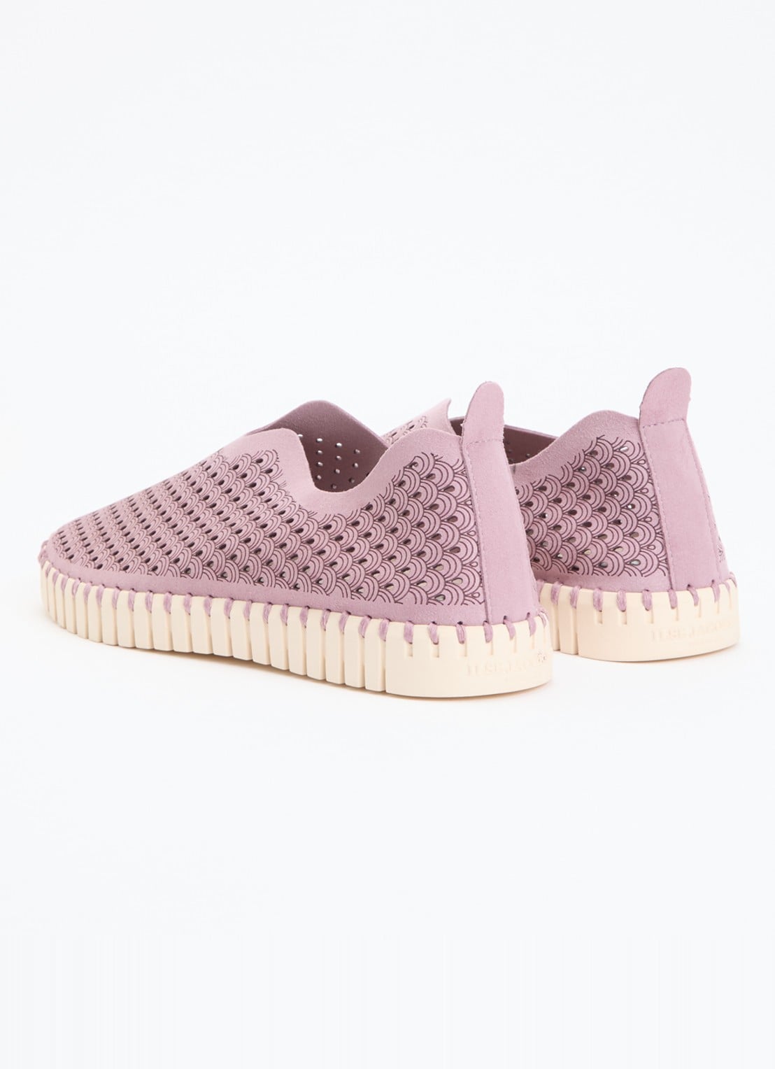Ilse Jacobsen Tulip espadrille - achterkant oudroze