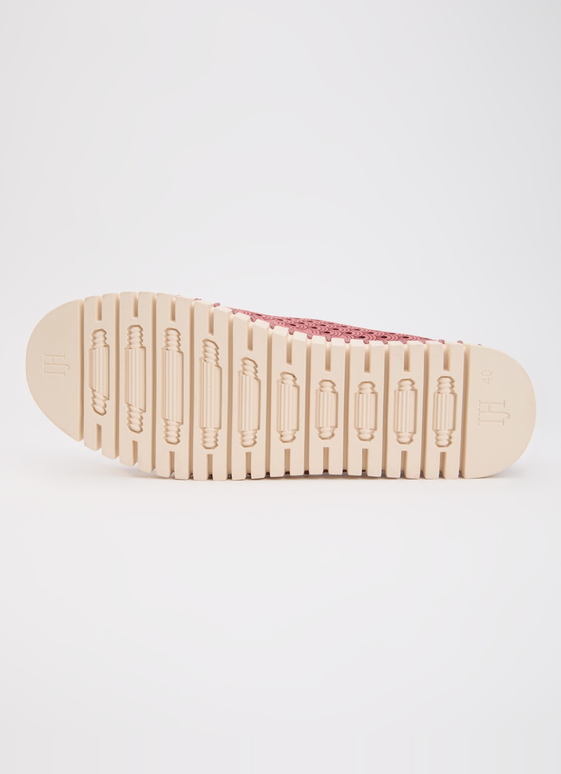Ilse Jacobsen Tulip espadrille - detail 4 donkerroze