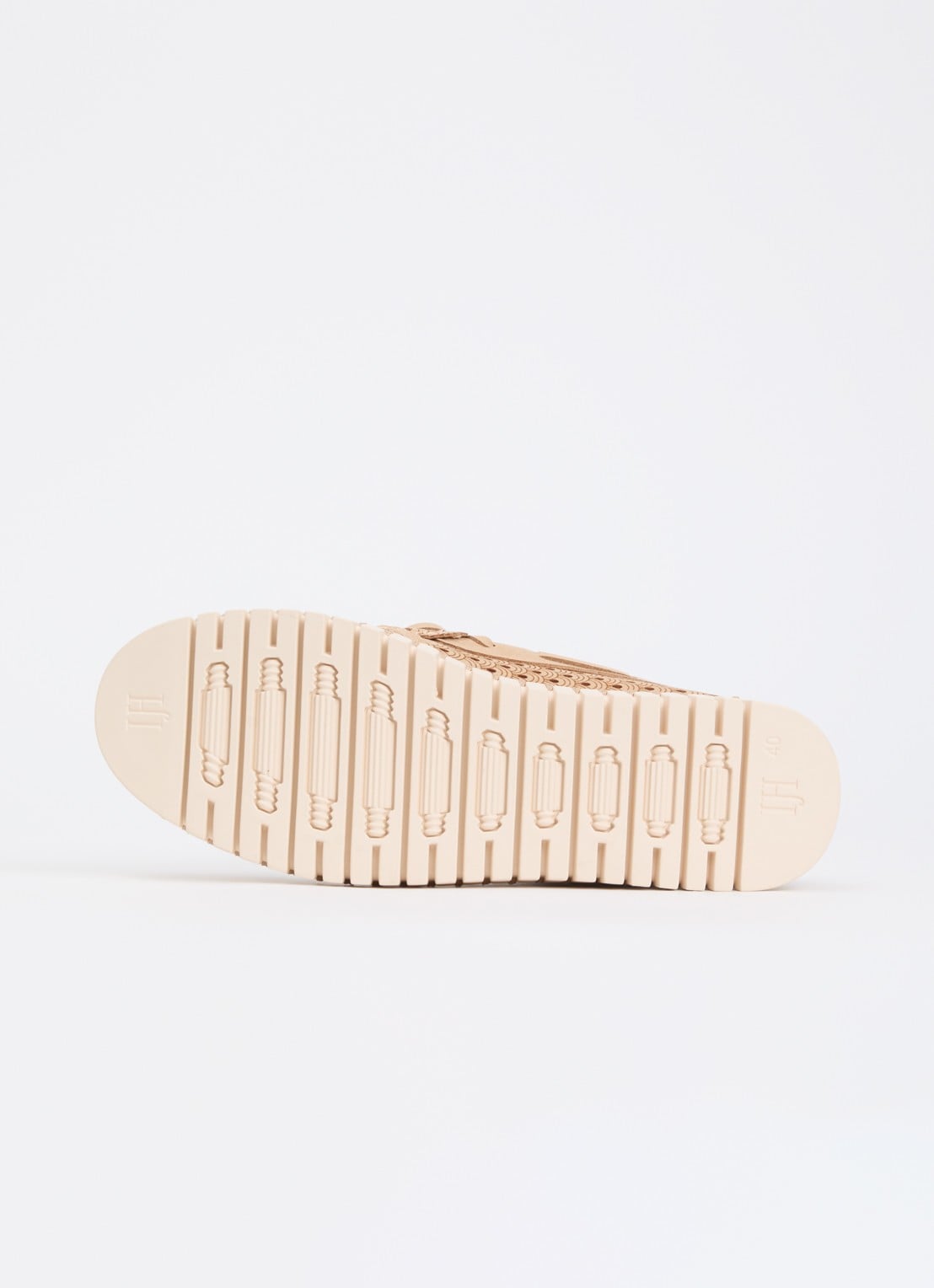 Ilse Jacobsen Tulip mocassin met structuur - detail 3 zand