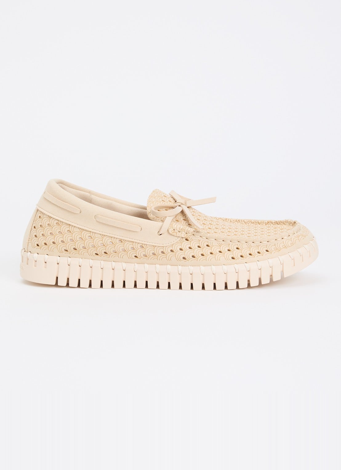 Ilse Jacobsen Tulip mocassin met structuur - voorkant creme