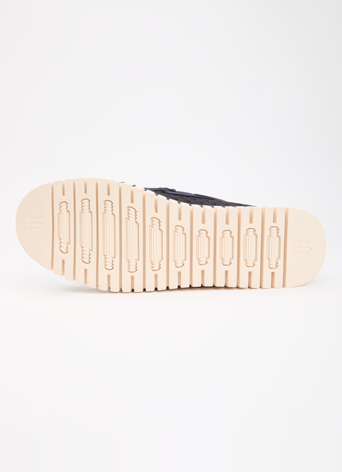 Ilse Jacobsen Tulip mocassin met structuur - detail 5 indigo