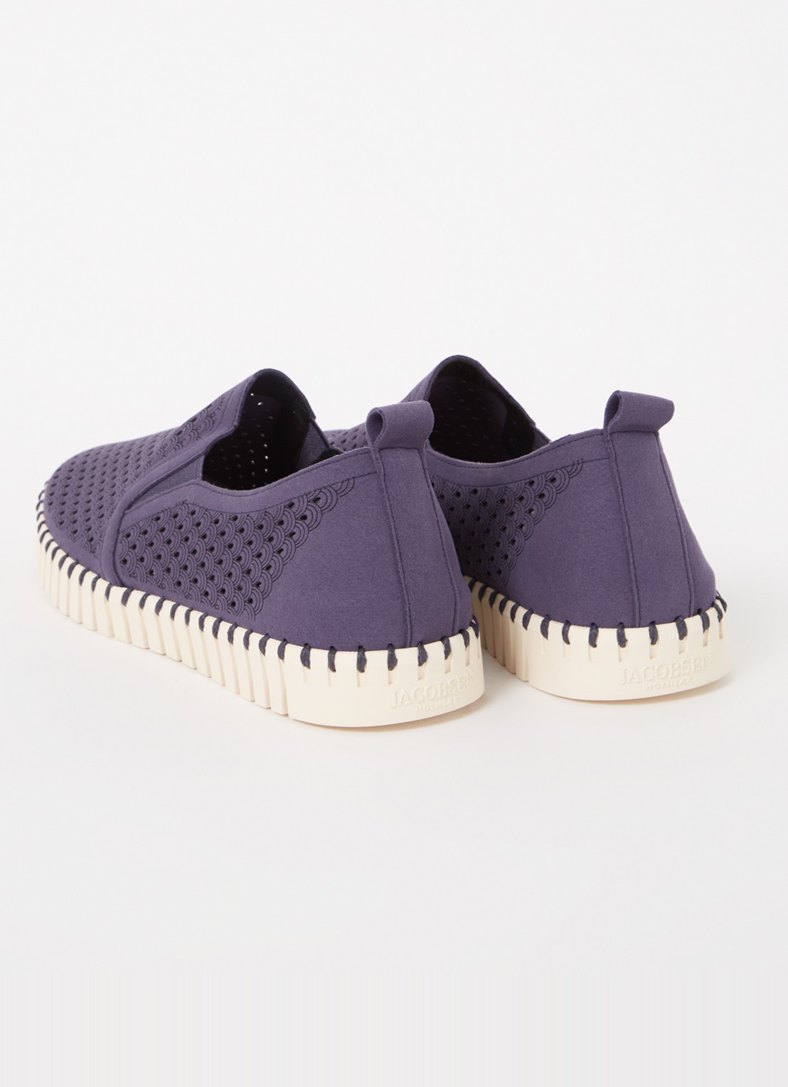 Ilse Jacobsen Tulip slip-on met cut-out detail - achterkant 5 royalblauw