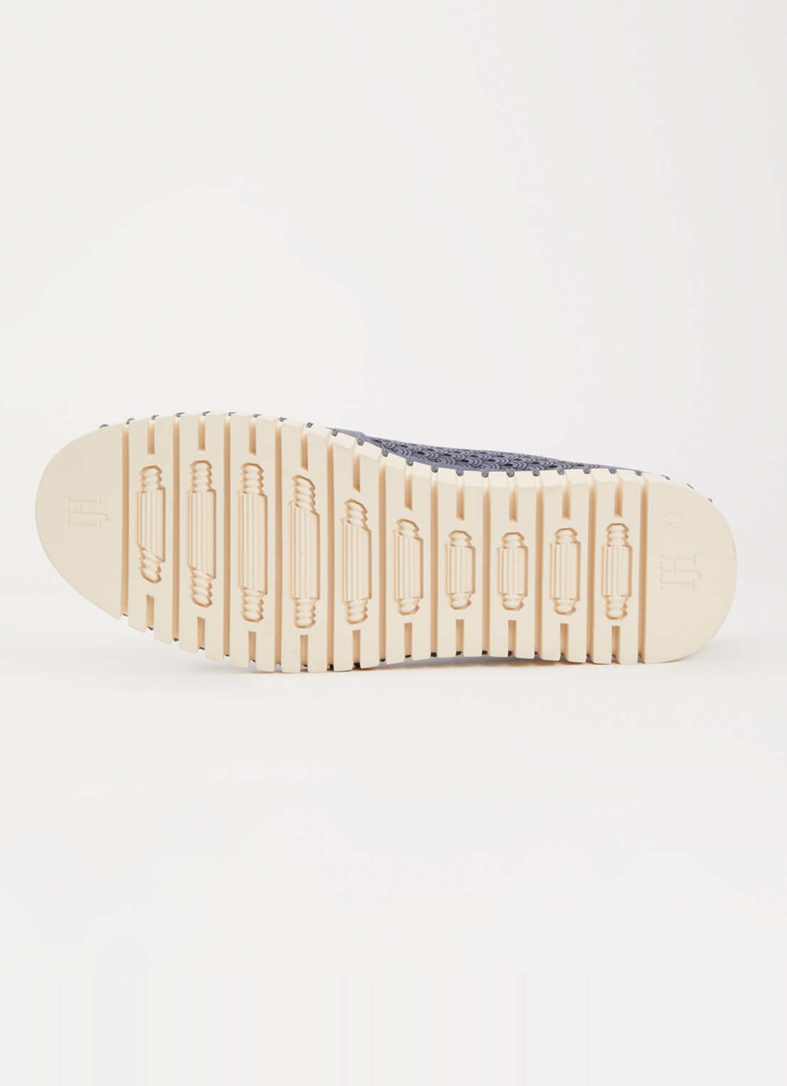 Ilse Jacobsen Tulip slip-on met cut-out detail - detail 3 petrol
