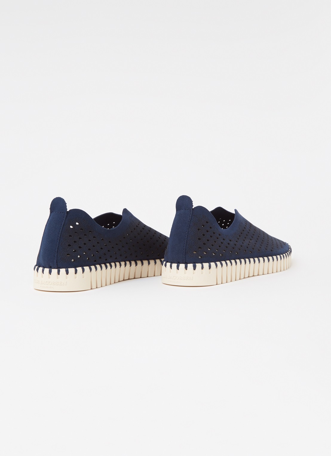 Ilse Jacobsen Tulip slip-on met cut-out details - detail 3 blauw