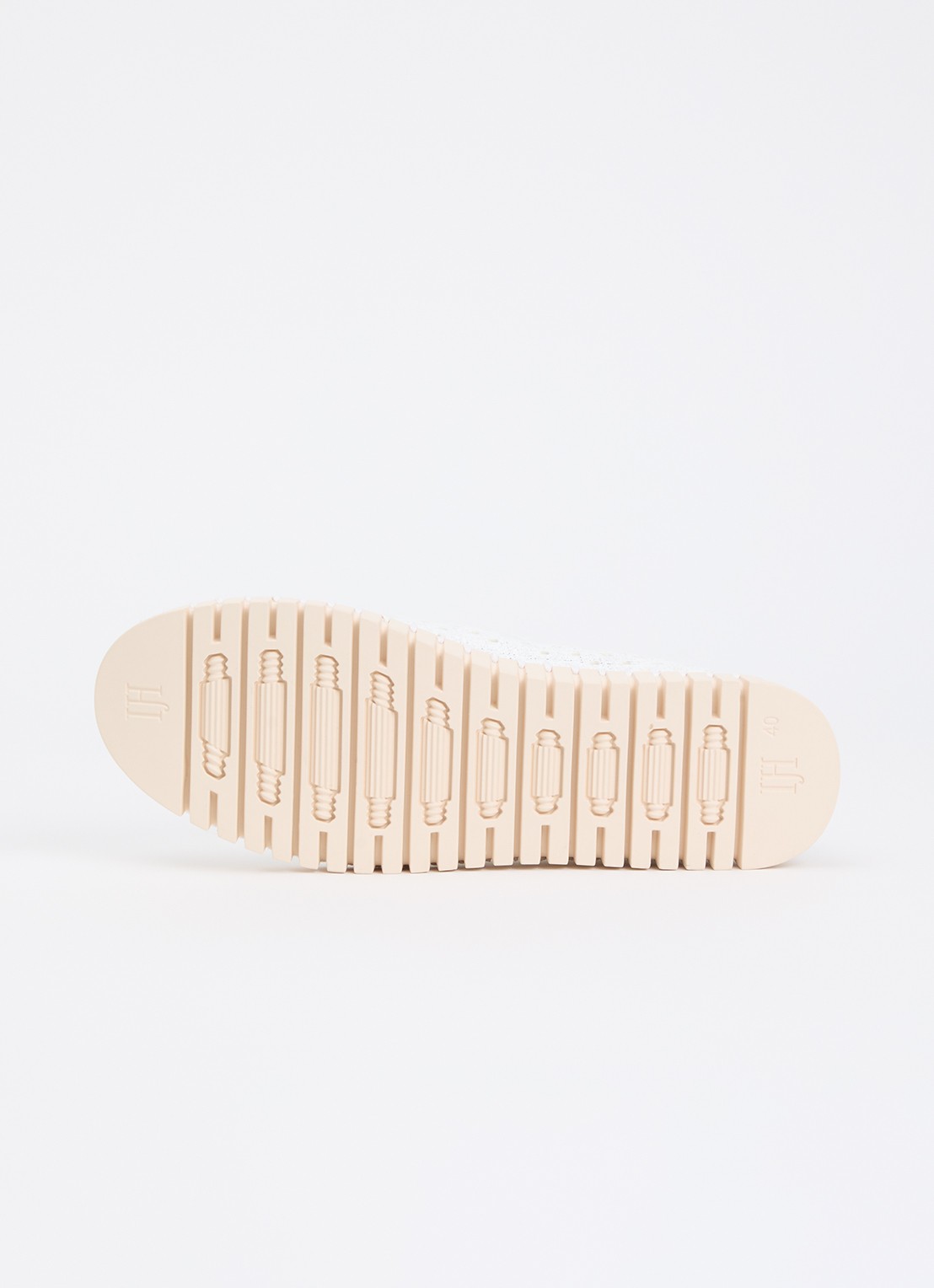 Ilse Jacobsen Tulip slip-on met metallic details - detail 3 wit