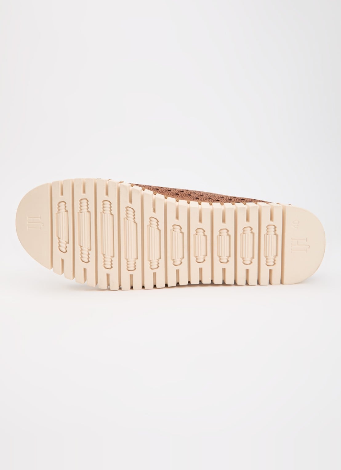 Ilse Jacobsen Tulip slip-on met metallic details - detail 5 bruin