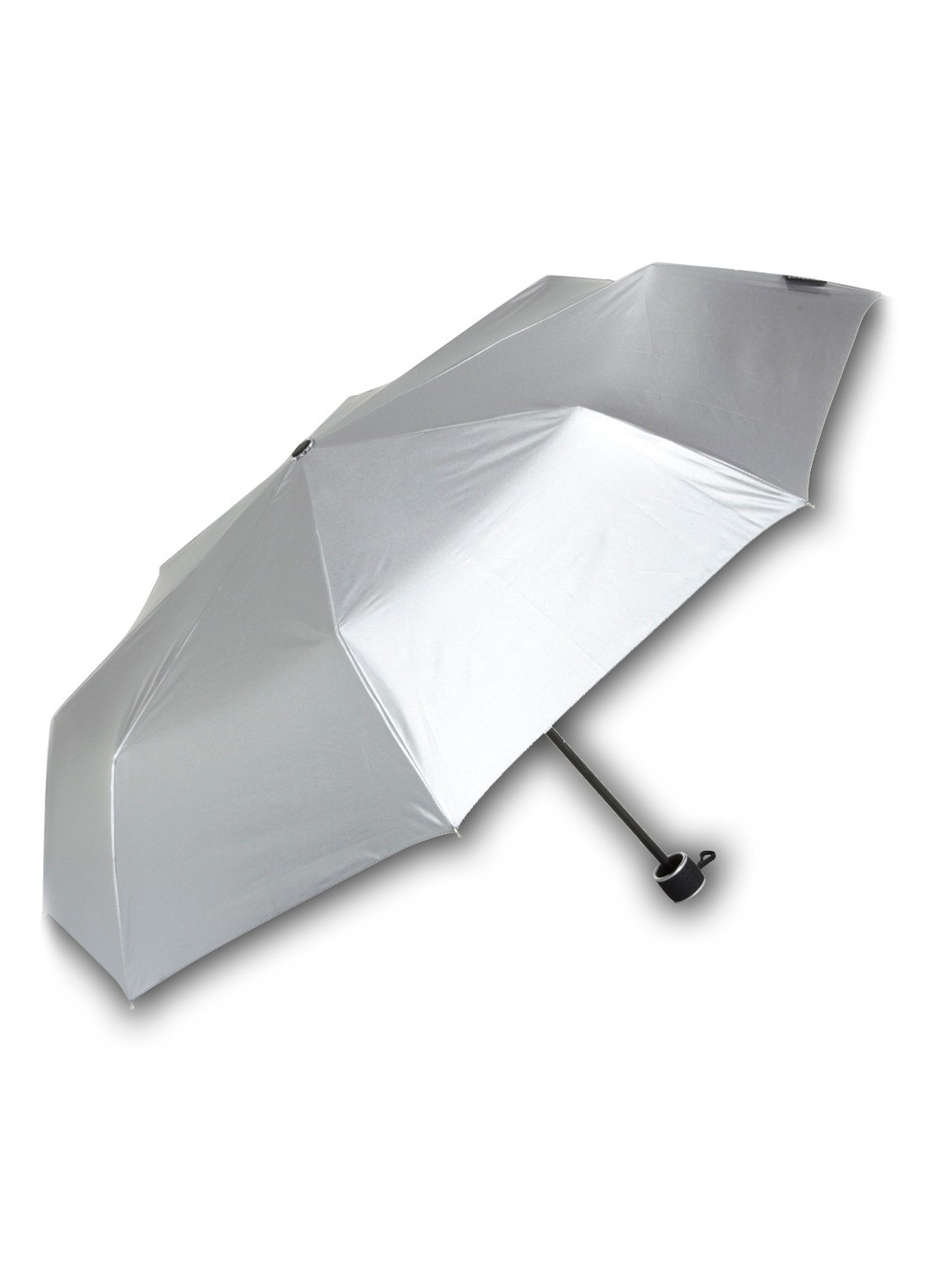 Impliva Mini Max opvouwbare paraplu LGF-202 - voorkant zilver