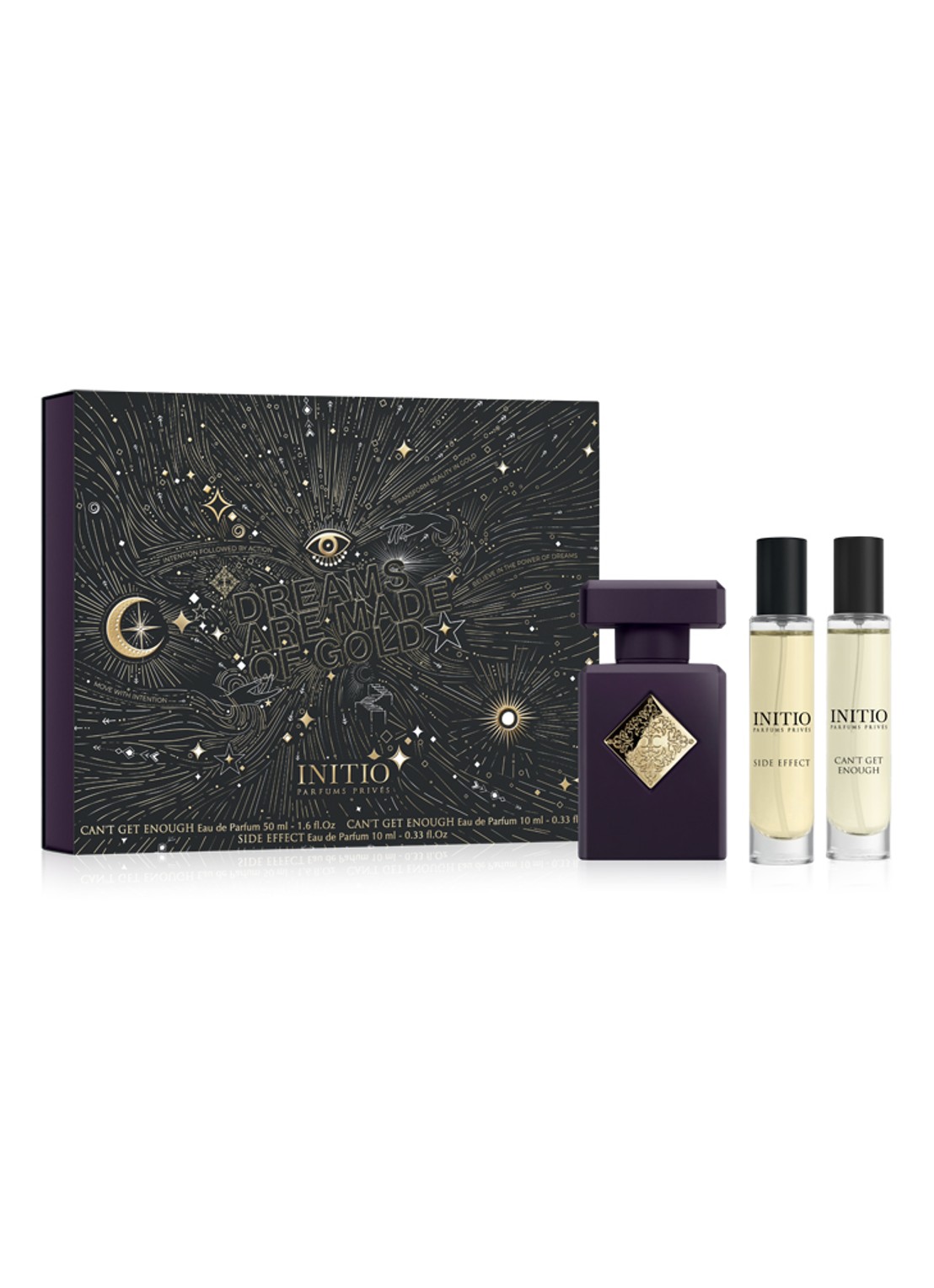 INITIO Parfums Privés Can't Get Enough Festive Set Eau de Parfum - geurenset - voorkant beige