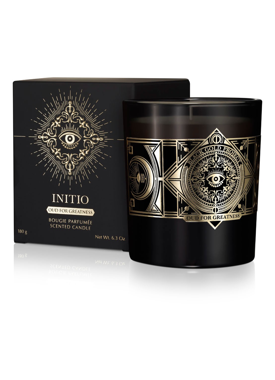 INITIO Parfums Privés Candle Oud For Greatness - geurkaars 180 gram - voorkant 2 undefined
