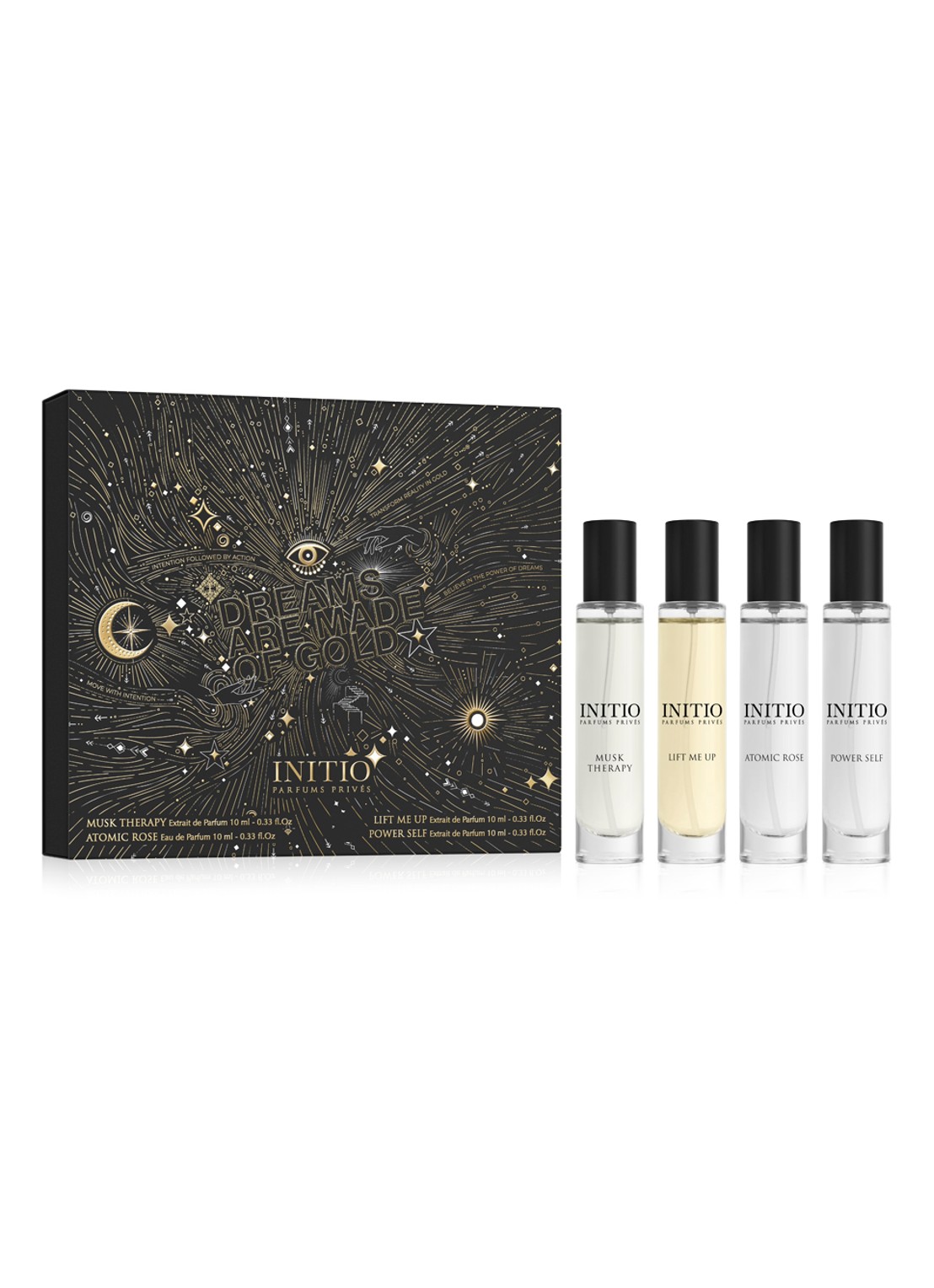 INITIO Parfums Privés Festive Set Eau de Parfum 2 - mini parfumset  - voorkant beige