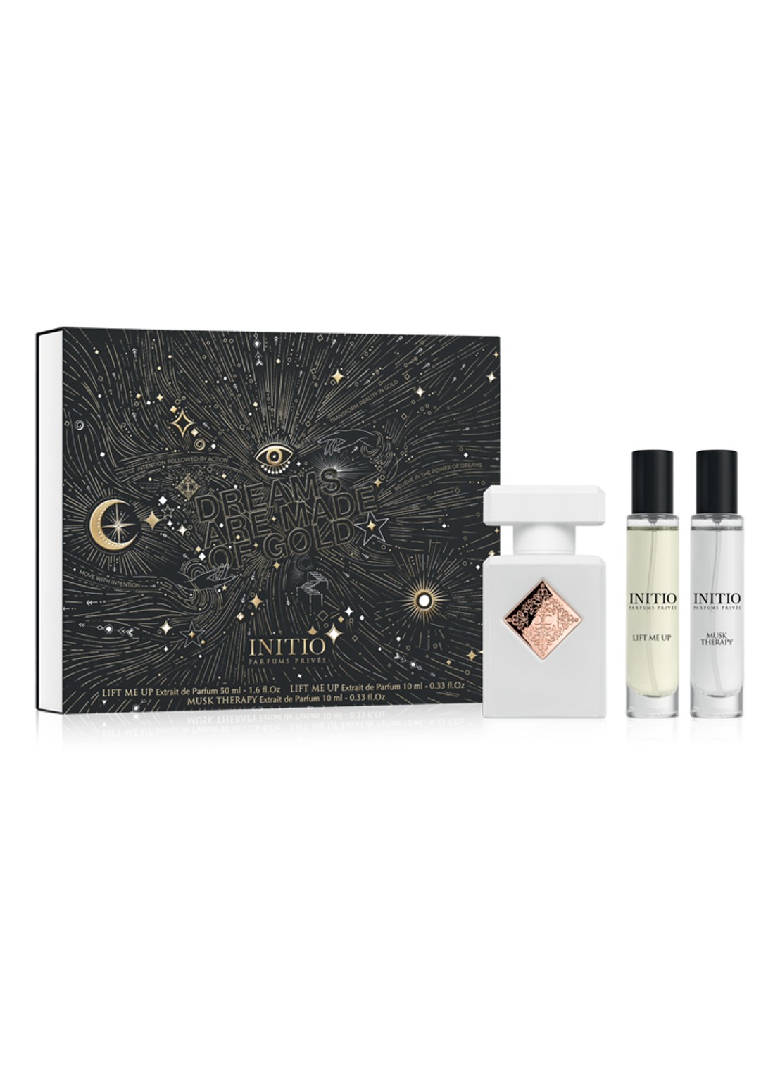 INITIO Parfums Privés Musk Therapy Festive Set Eau de Parfum - geurenset - voorkant beige