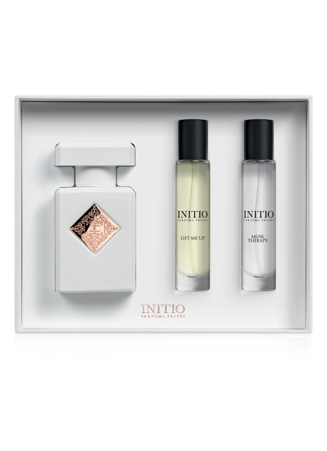 INITIO Parfums Privés Musk Therapy Festive Set Eau de Parfum - geurenset - voorkant 2 beige