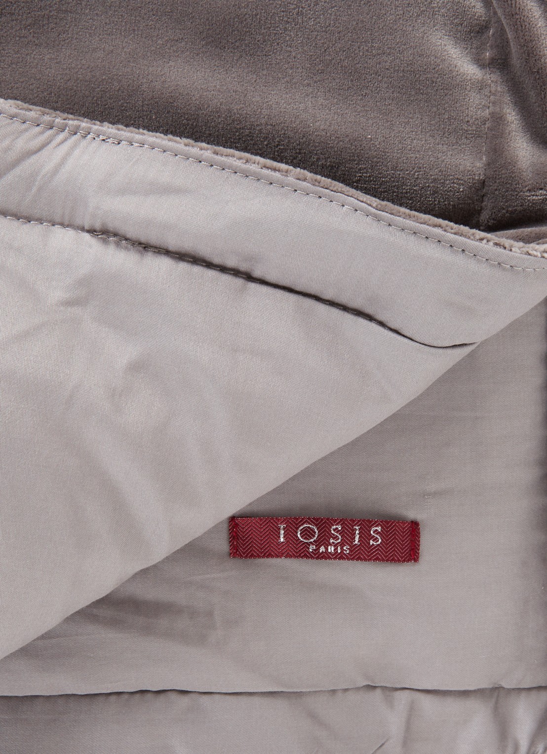 Iosis Divan bedsprei 135 x 180 cm - detail donkergrijs