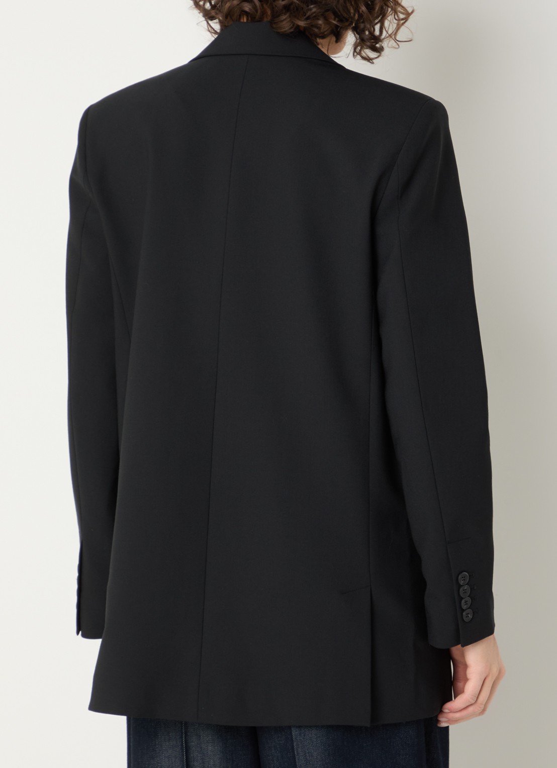 IRO Alapi blazer in wolblend met klepzakken - achterkant 2 zwart