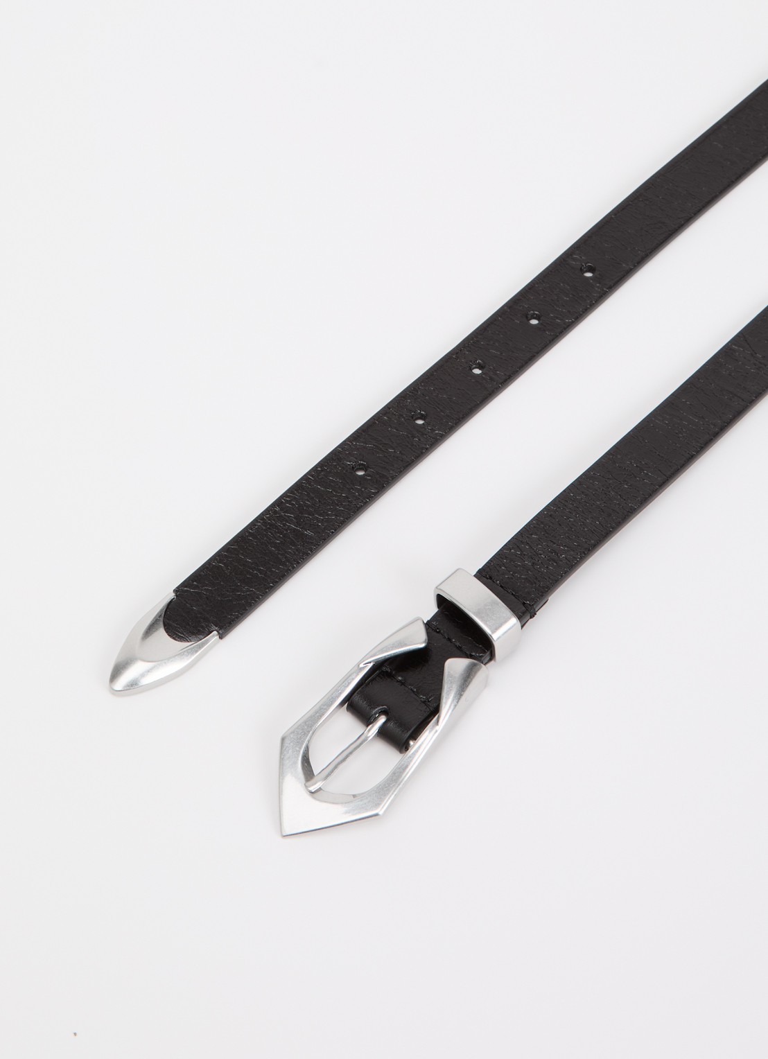 IRO Cuff riem van kalfsleer - detail 2 zwart