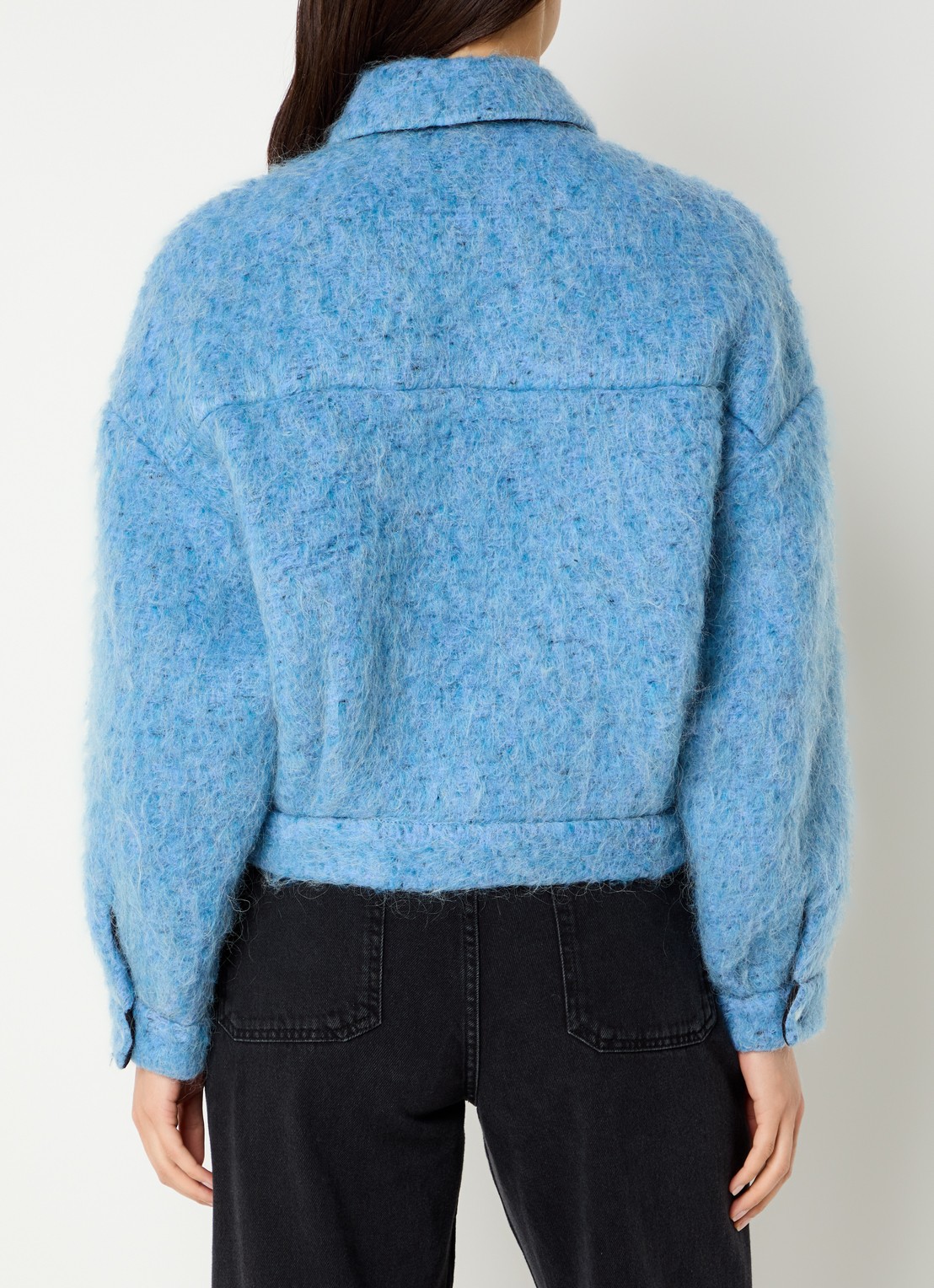 IRO Domal jack van wol - achterkant 3 blauw
