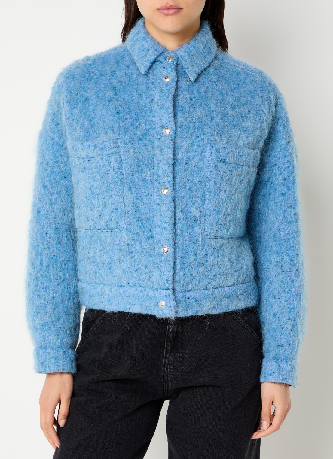 IRO Domal jack van wol - detail 4 blauw