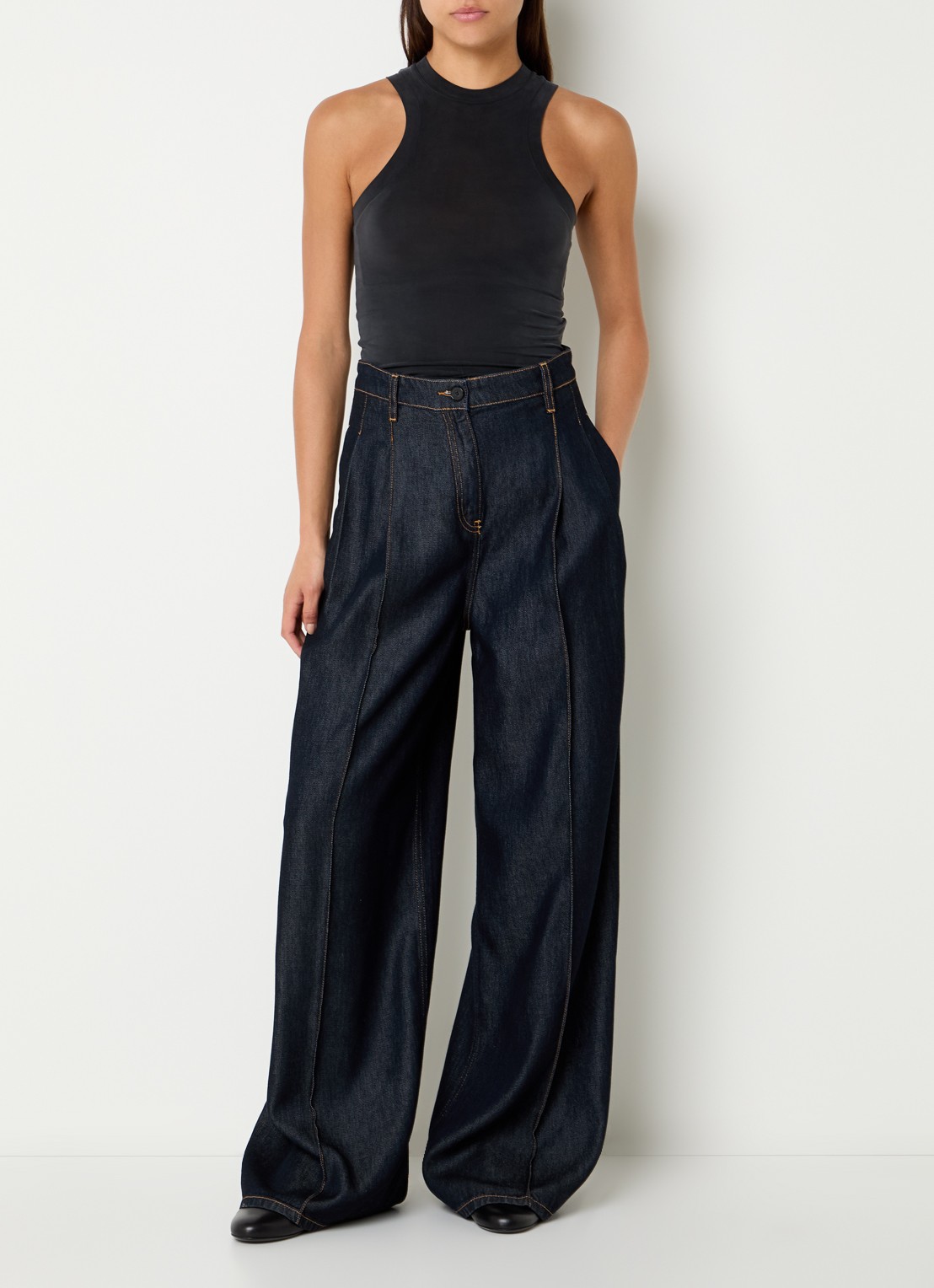 IRO Eclipse tanktop - voorkant 3 antraciet
