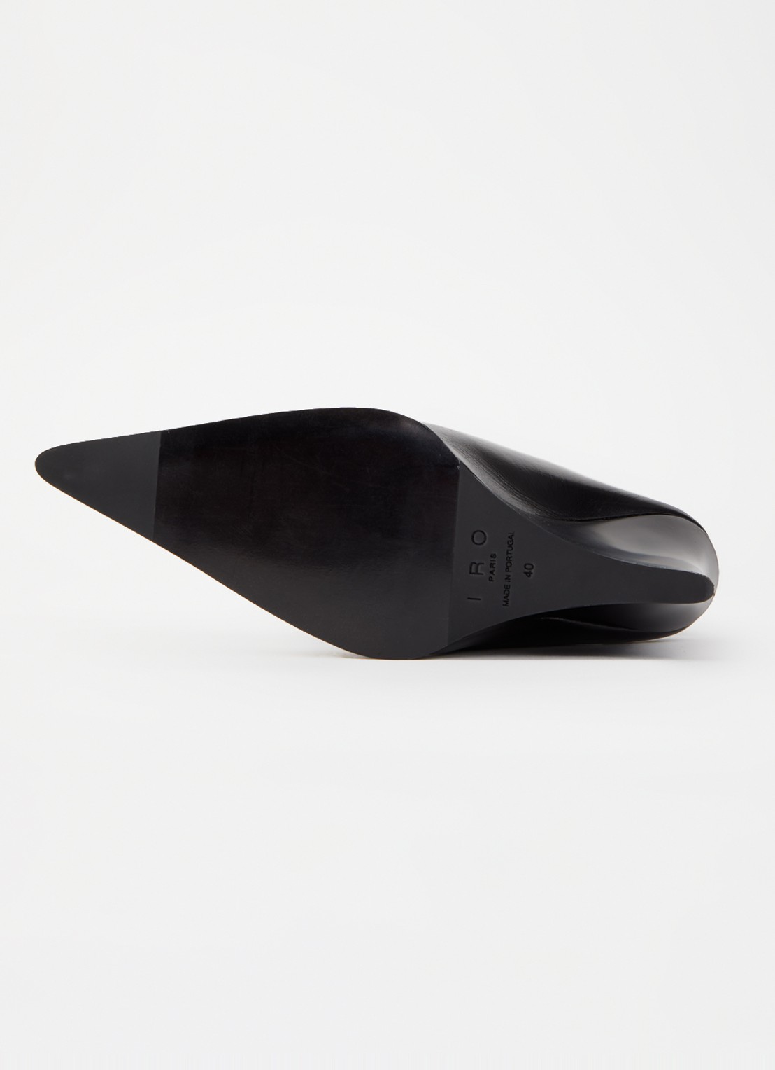 IRO Fauve pump van leer - detail 4 zwart