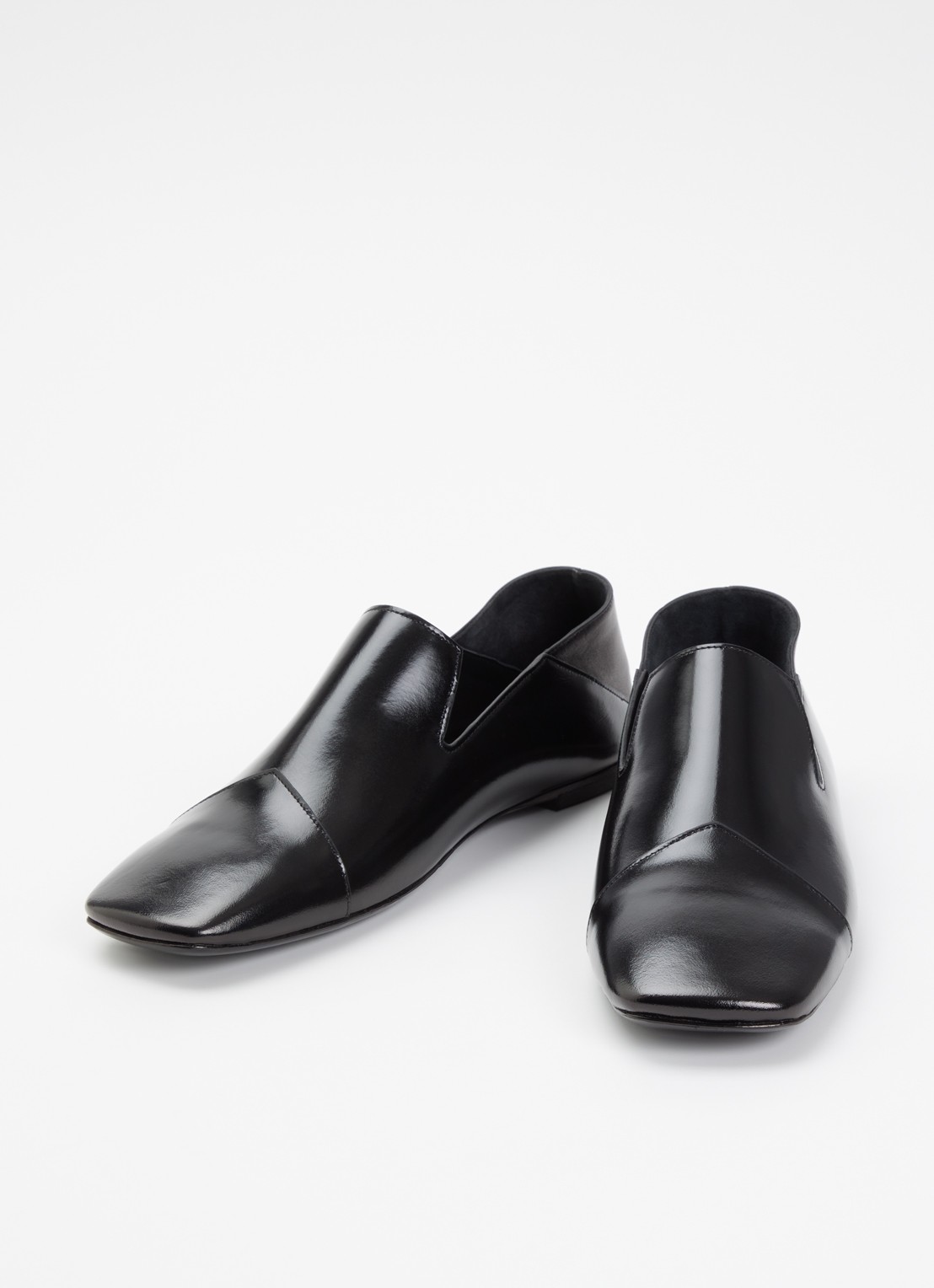 IRO Loafer van leer  - detail 2 zwart