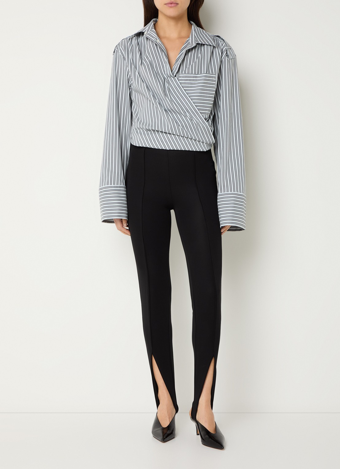 IRO Persephone high waist legging - voorkant 3 zwart