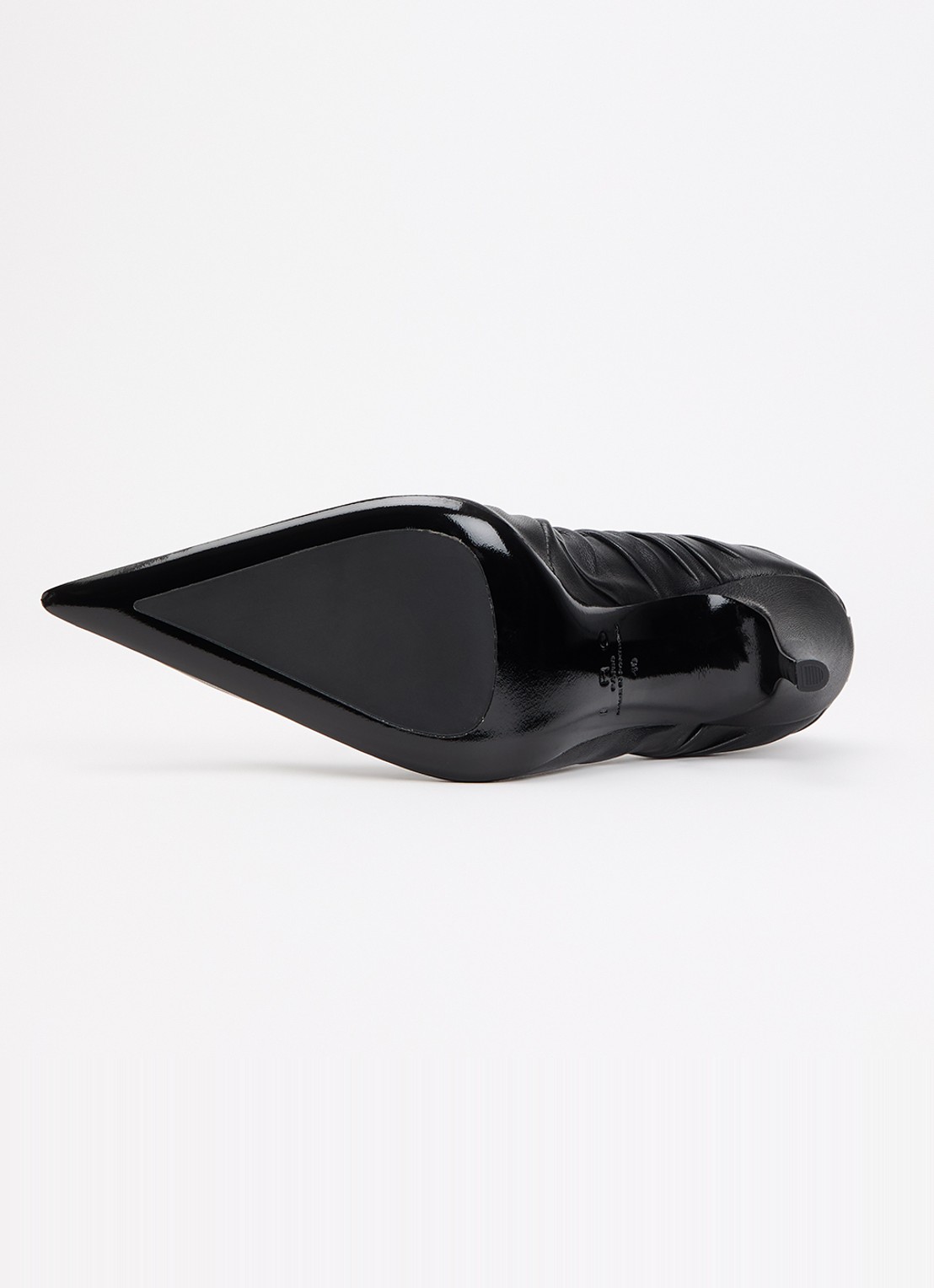 IRO Pump van geitenleer met plooidetail - detail 4 zwart