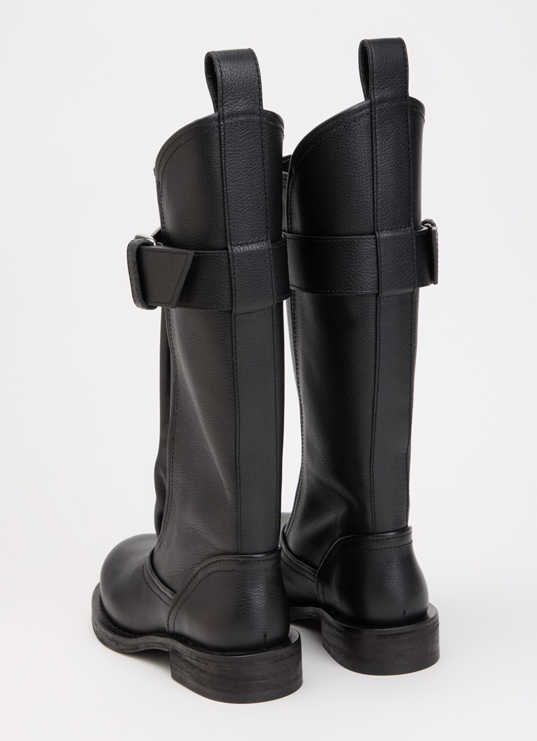 IRO Riff biker boot van leer - achterkant 2 zwart
