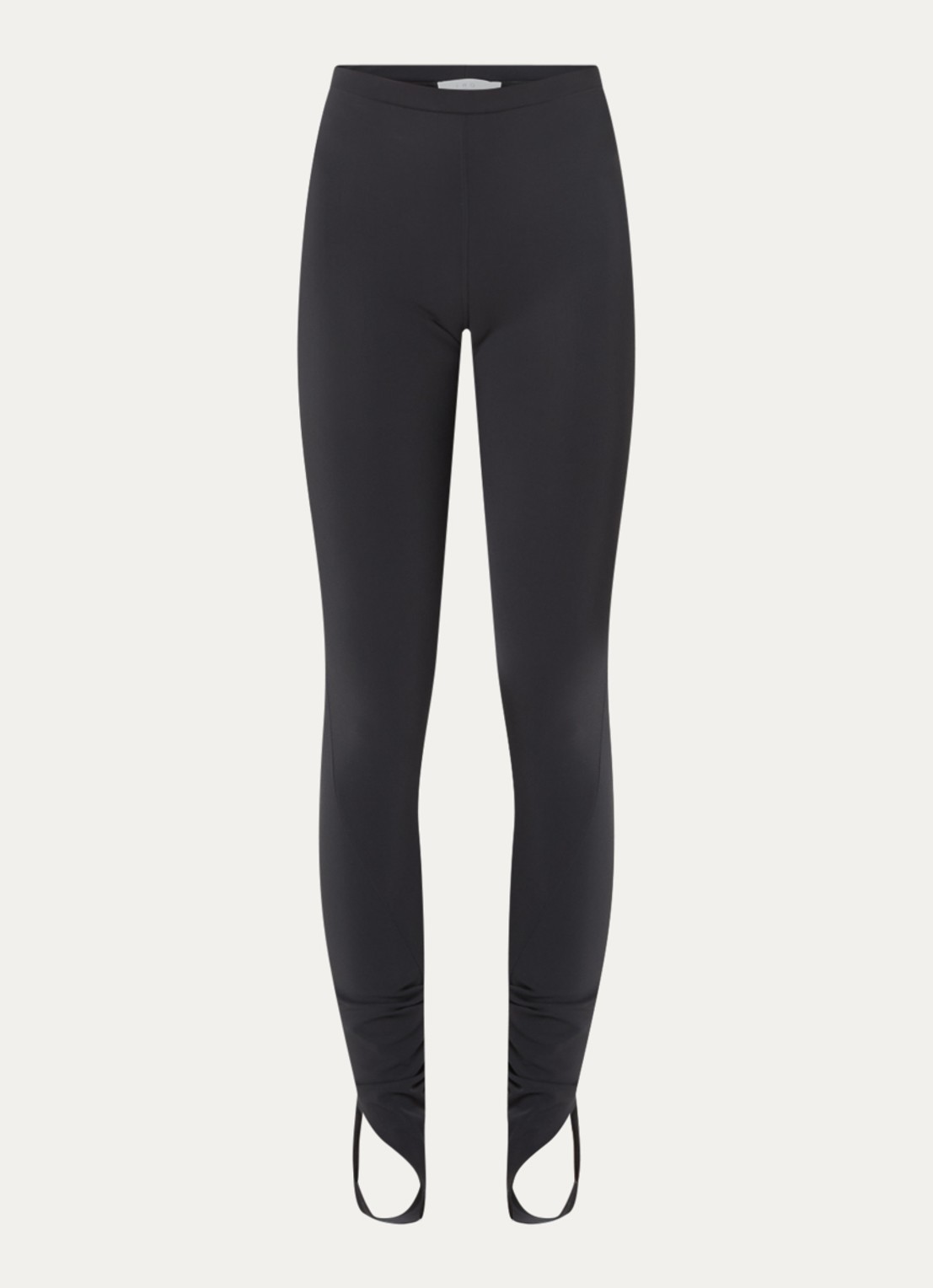 IRO Titanium skinny fit legging met ruches - voorkant 3 zwart