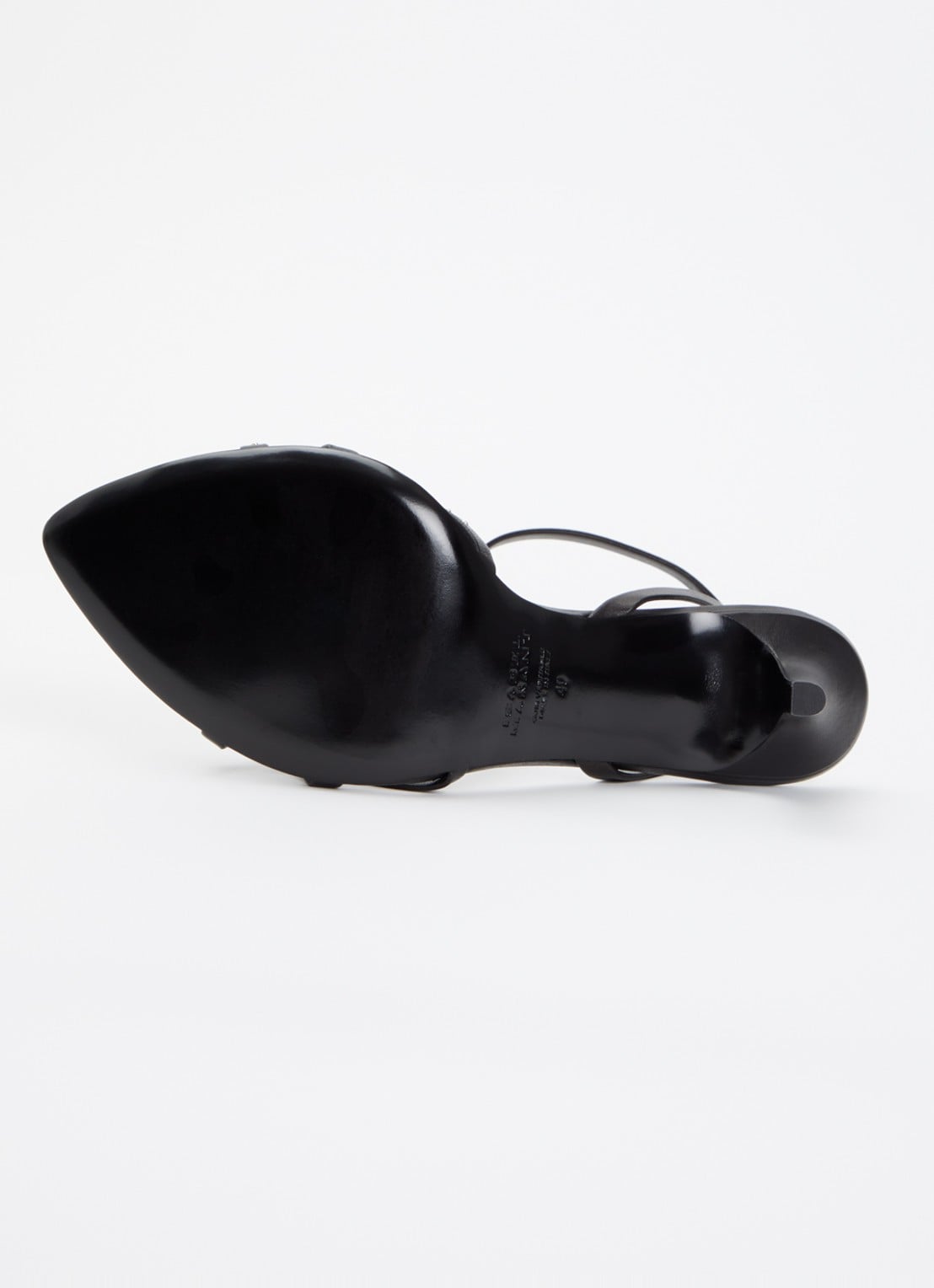 Isabel Marant Adole sandalette van lamsleer met studs - detail 5 zwart
