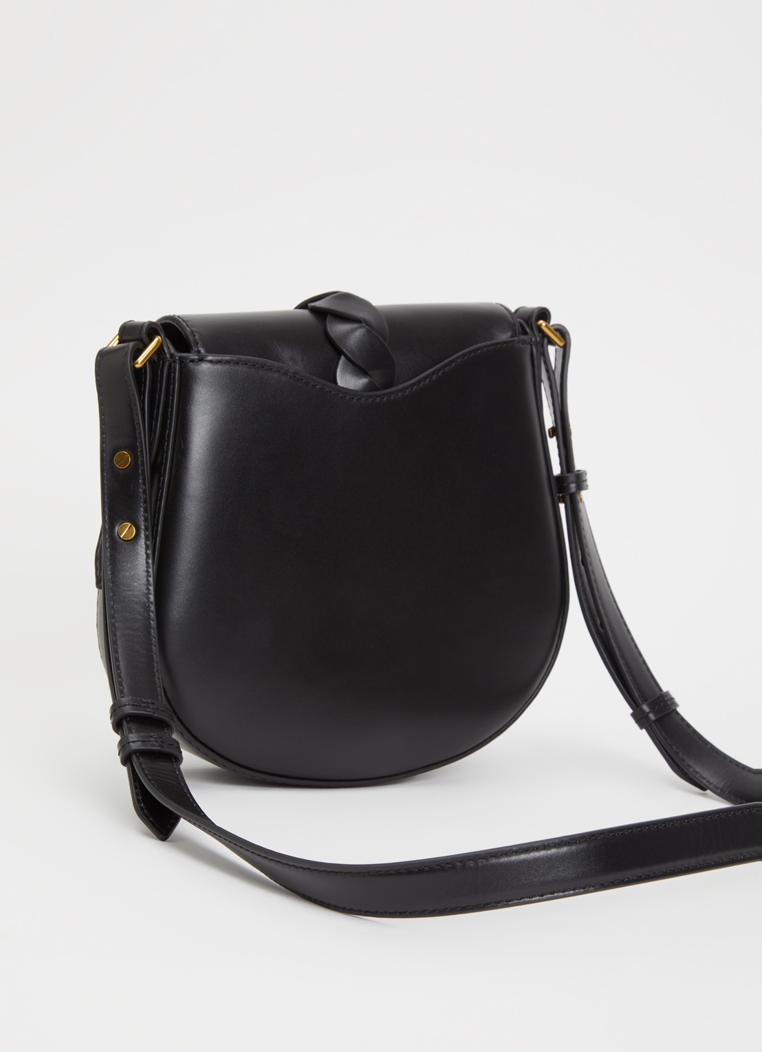 Isabel Marant Altay Small crossbodytas van kalfsleer - achterkant 6 zwart