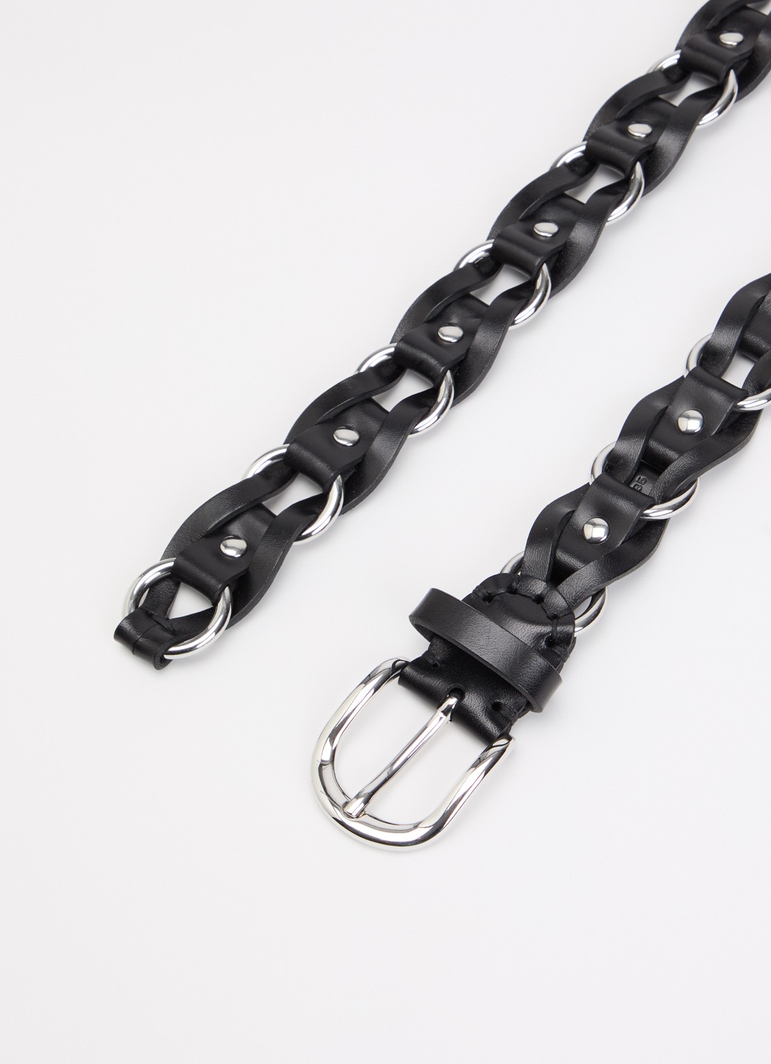 Isabel Marant Bali riem van leer - detail zwart
