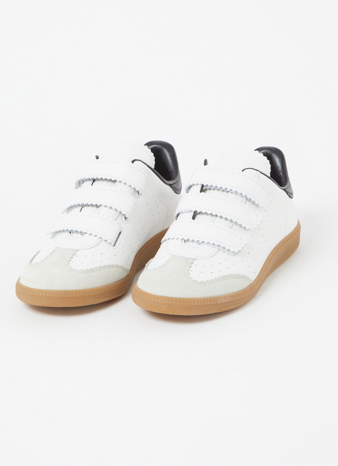 Isabel Marant Beth sneaker van kalfsleer  - detail wit