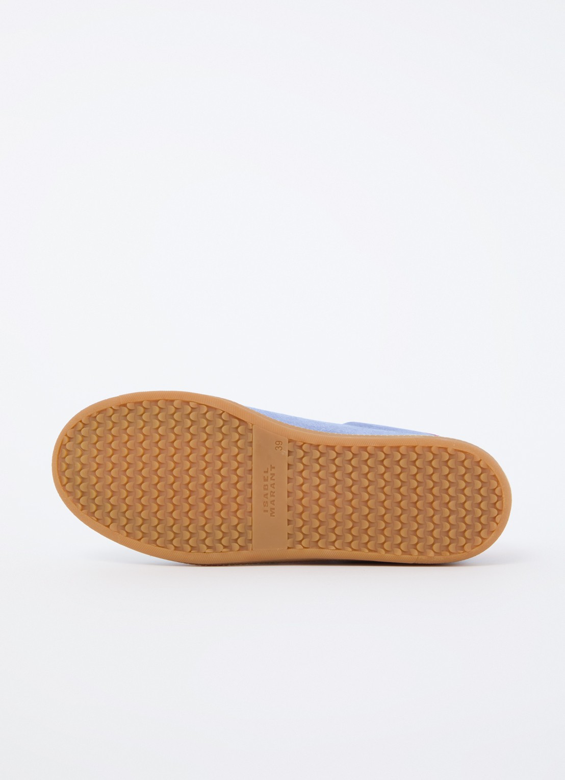 Isabel Marant Beth sneaker van kalfssuède  - detail 6 staalblauw