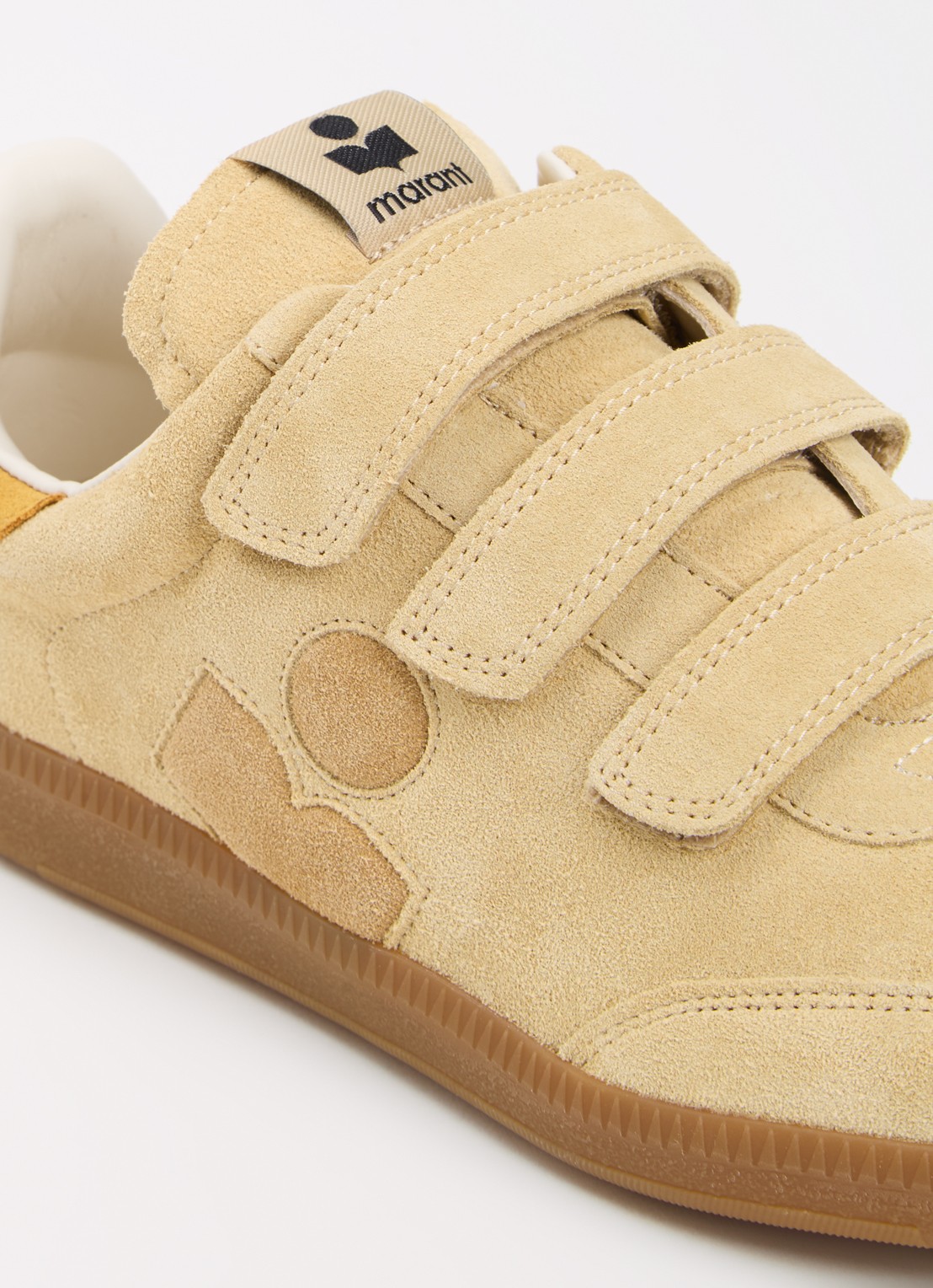Isabel Marant Beth sneaker van kalfssuède - detail 5 beige