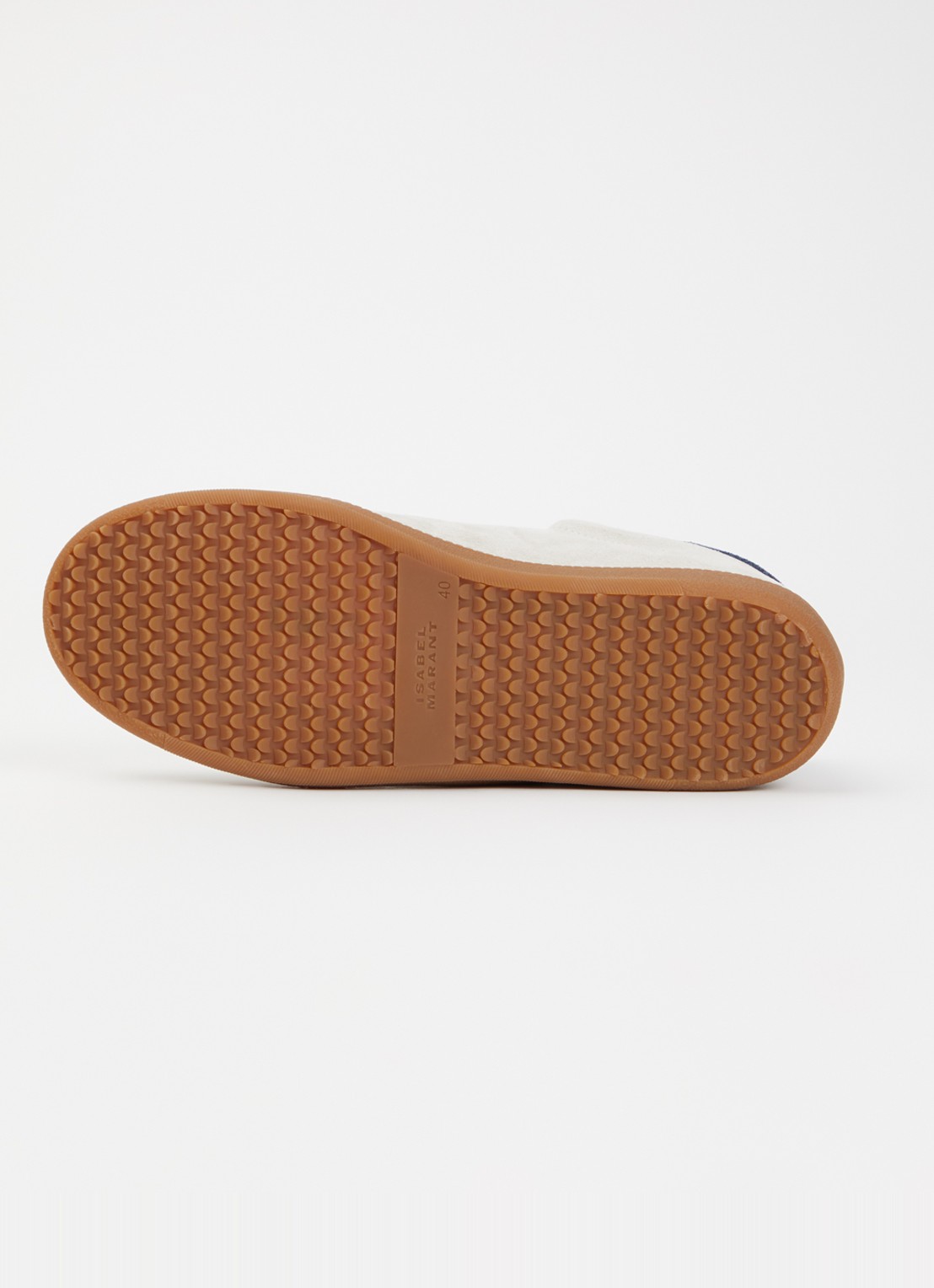 Isabel Marant Beth sneaker van kalfssuède - detail 3 grijs