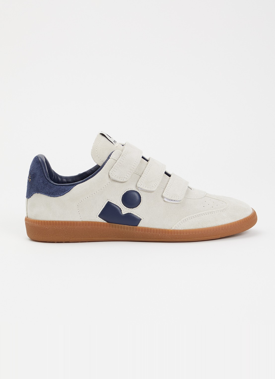 Isabel Marant Beth sneaker van kalfssuède - voorkant 6 grijs