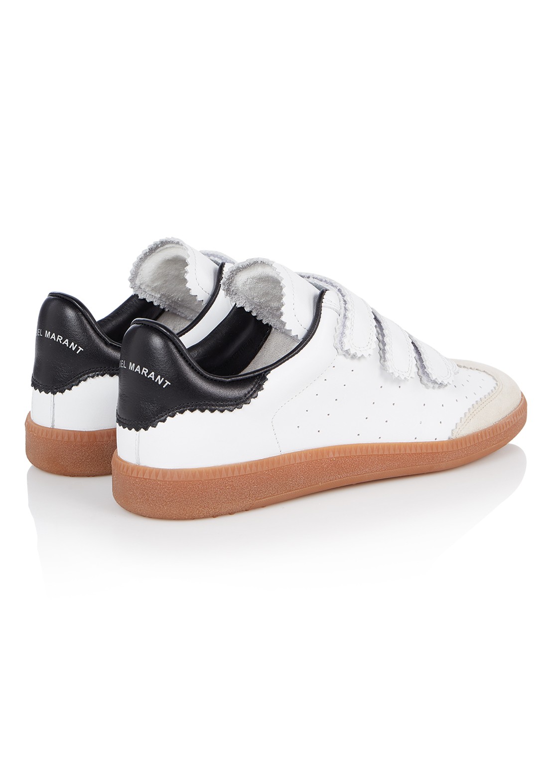 Isabel Marant Beth sneaker van lamsleer - detail 5 wit