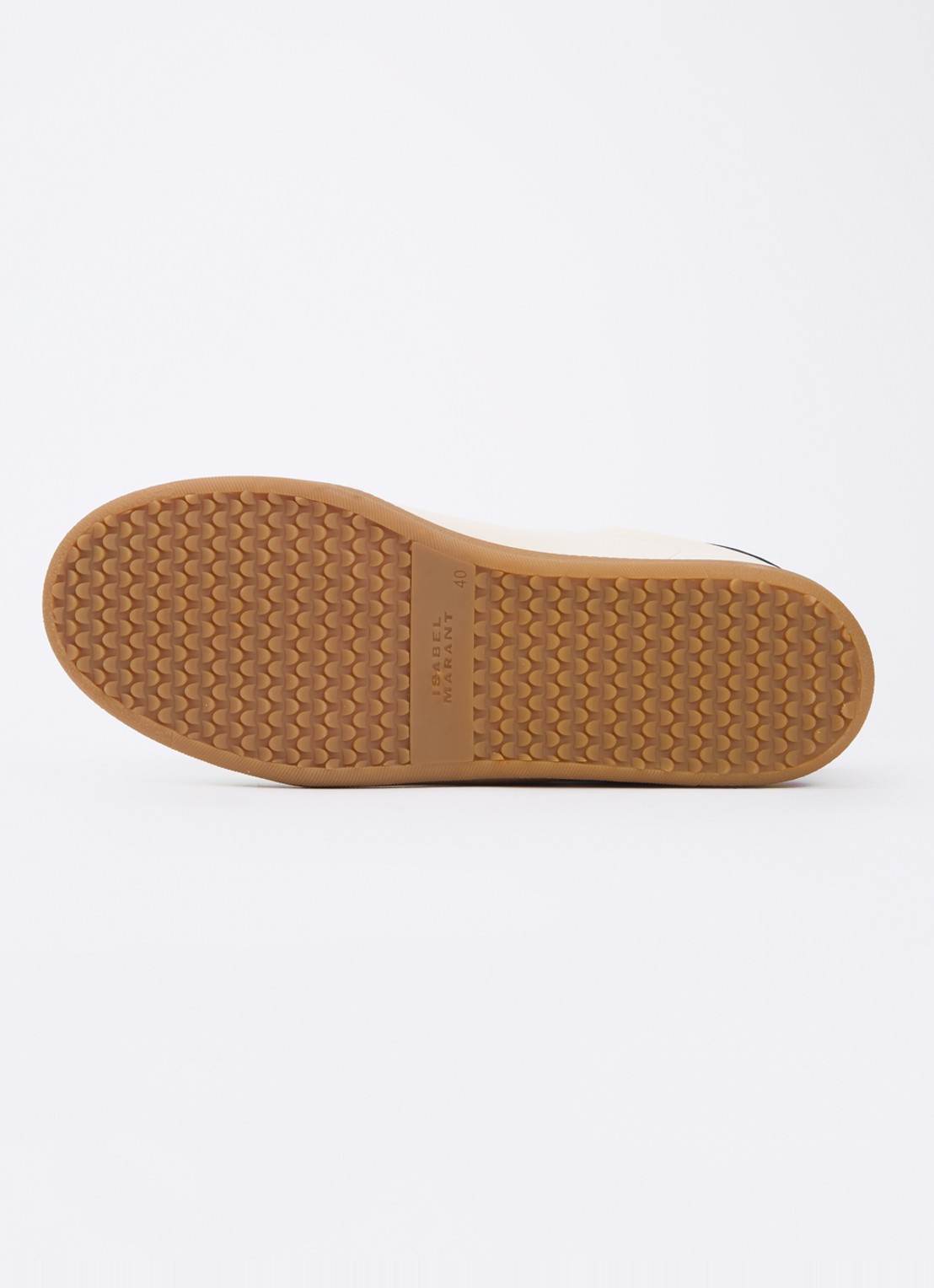 Isabel Marant Beth sneaker van leer met details van suède  - detail 3 beige