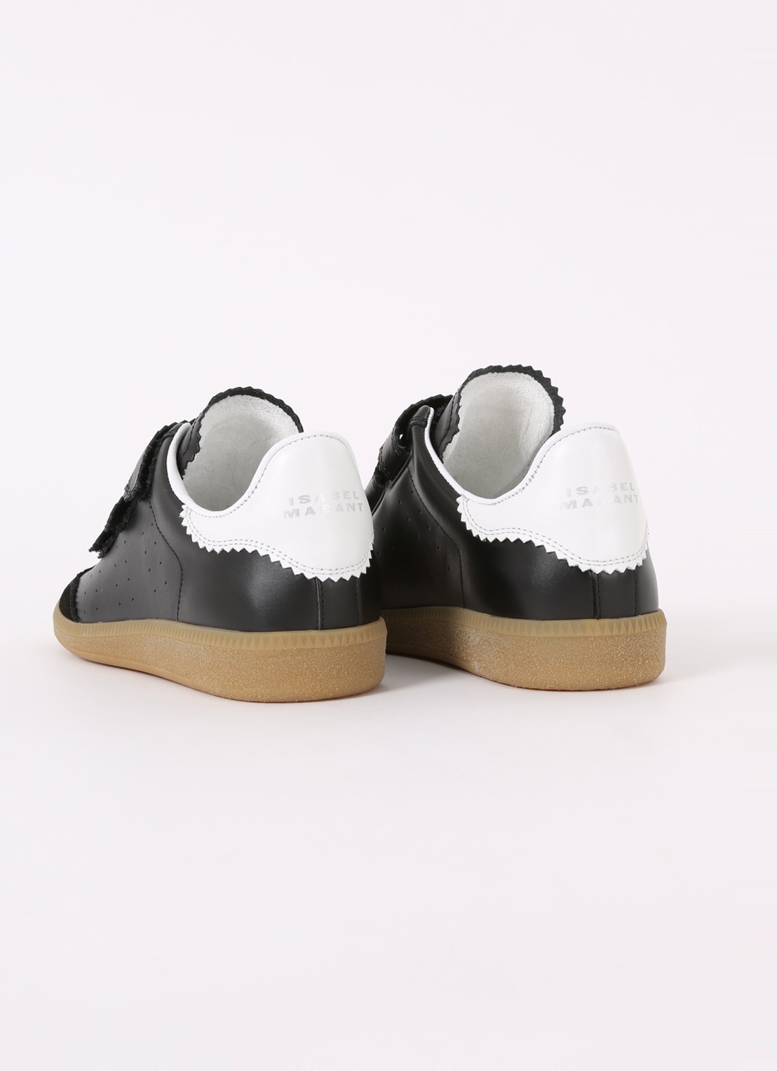 Isabel Marant Beth sneaker van leer  - detail 4 zwart