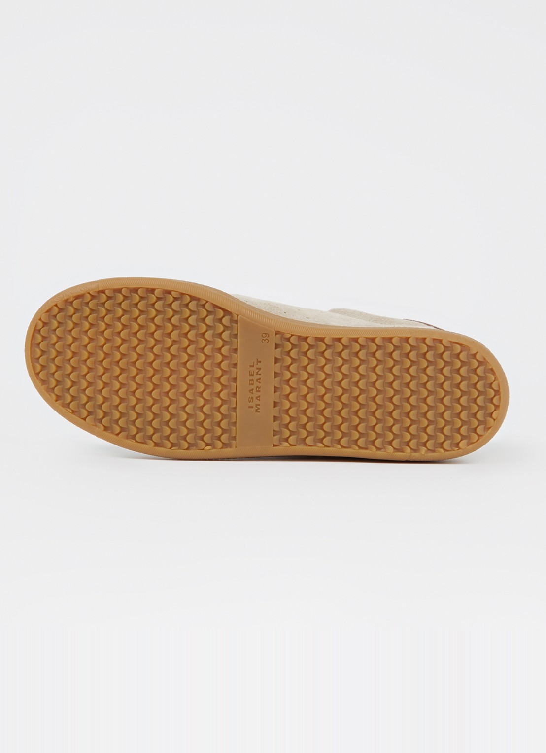 Isabel Marant Beth sneaker van suède met leren details - detail 4 taupe