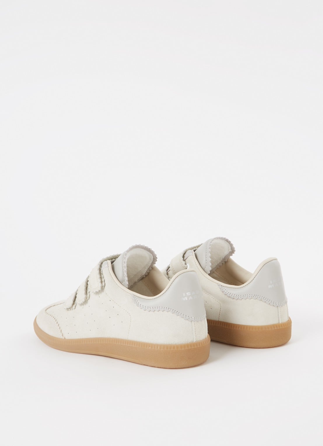 Isabel Marant Beth sneaker van suède  - detail 4 donkerbeige