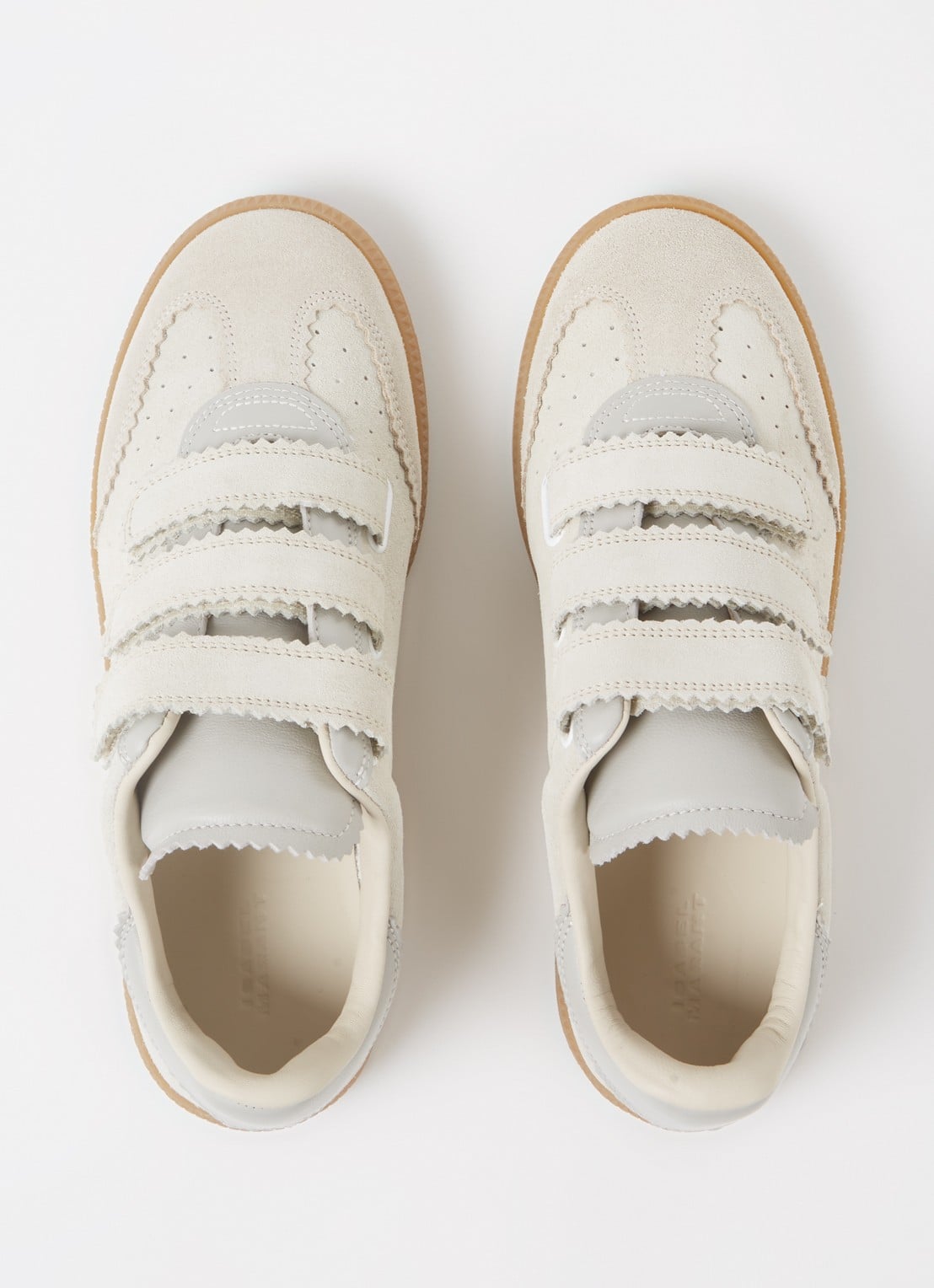 Isabel Marant Beth sneaker van suède  - detail 5 donkerbeige