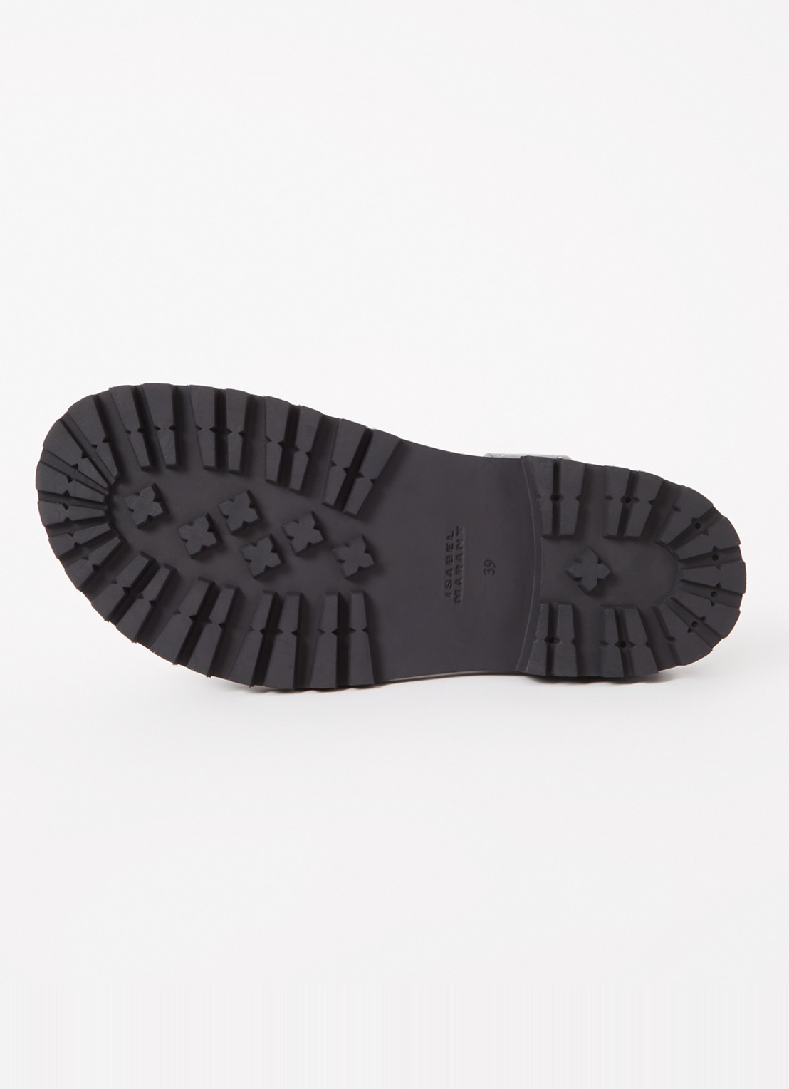 Isabel Marant Breena sandaal van leer met studs - detail 5 zwart