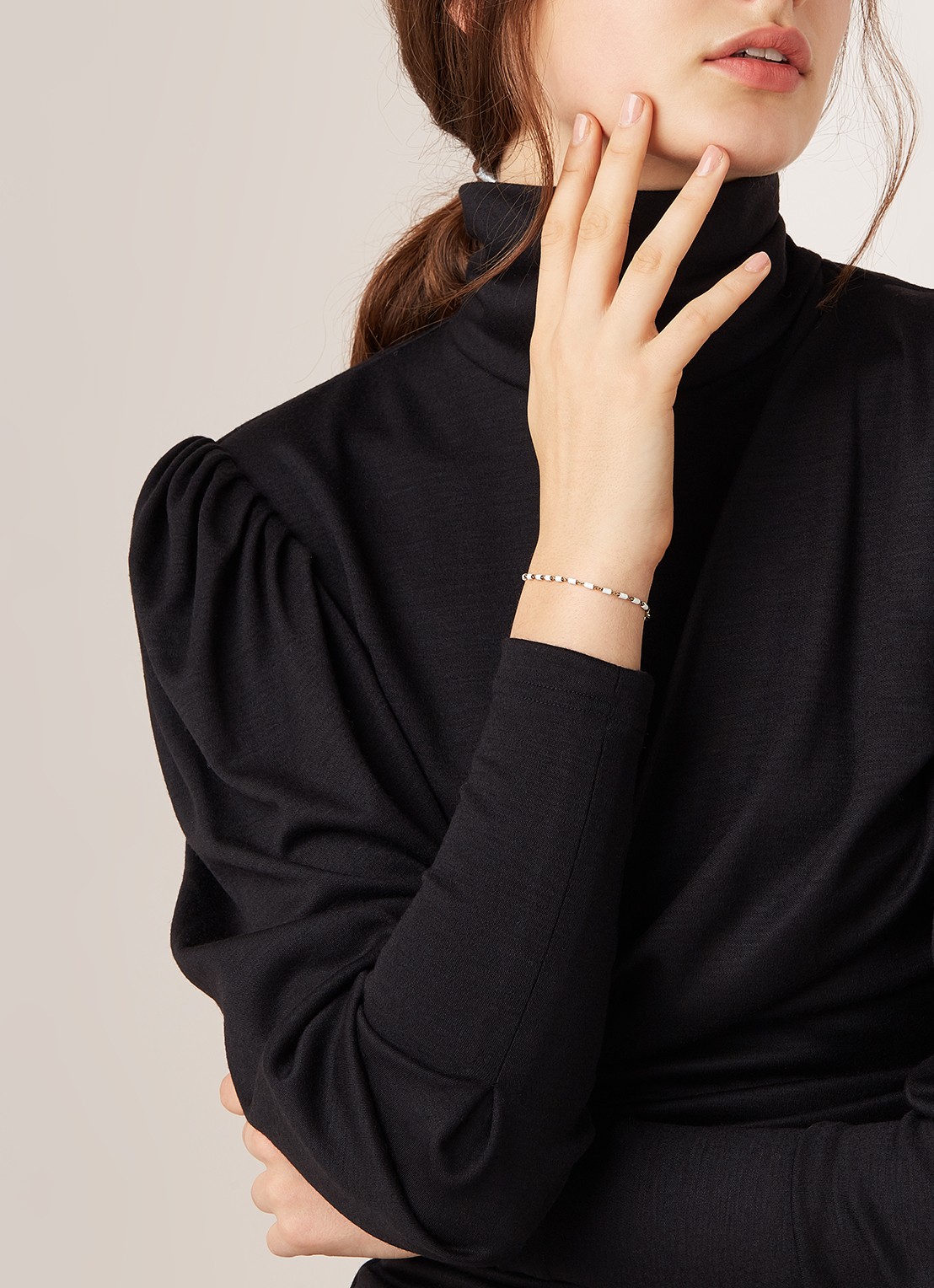 Isabel Marant Casablanca armband met kralen - voorkant 3 goud