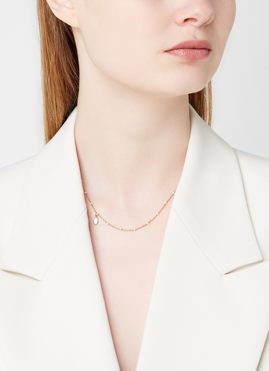 Isabel Marant Casablanca ketting met hanger - voorkant 2 goud
